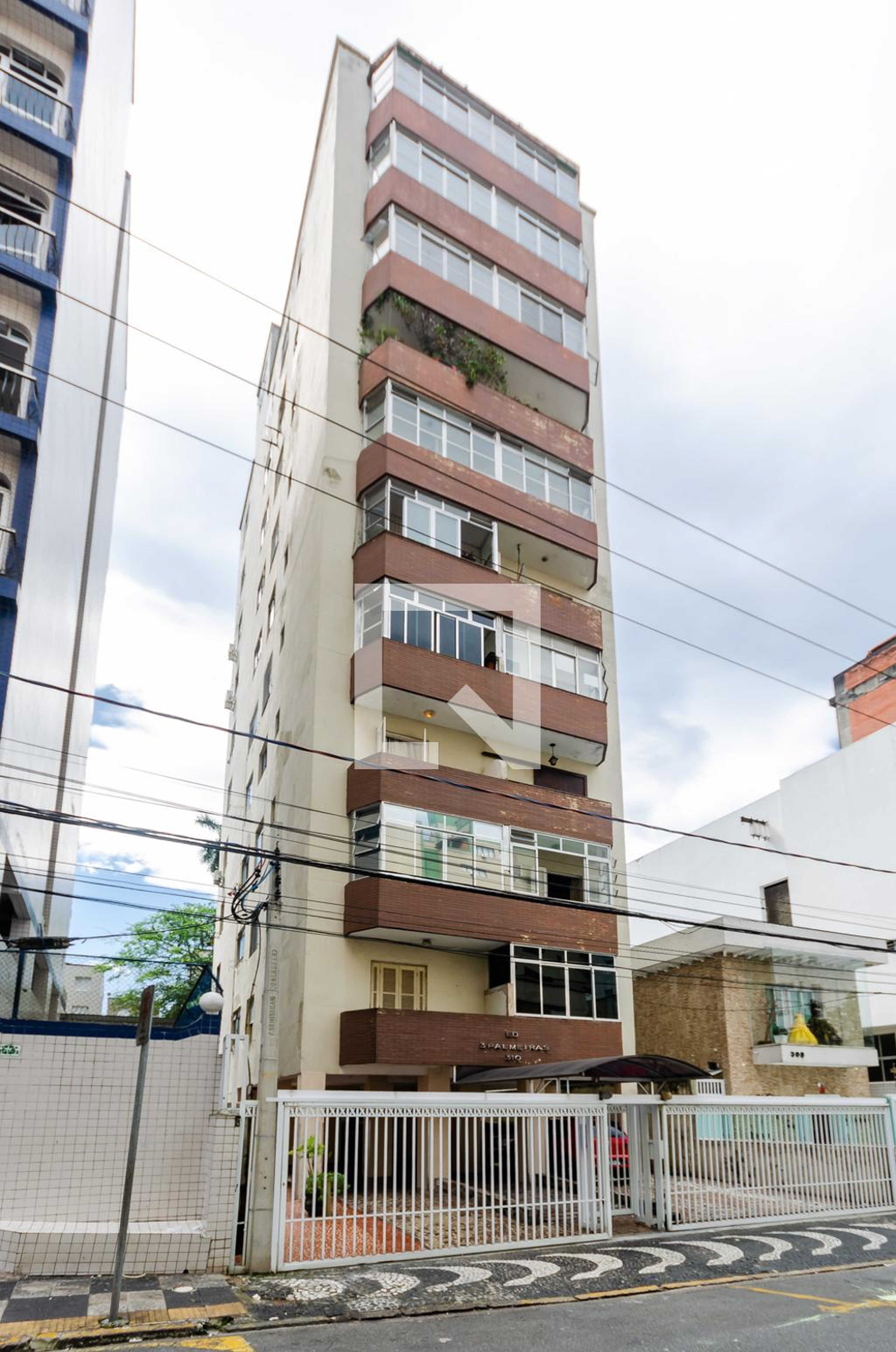 Fachada do Prédio Edifício Três Palmeiras