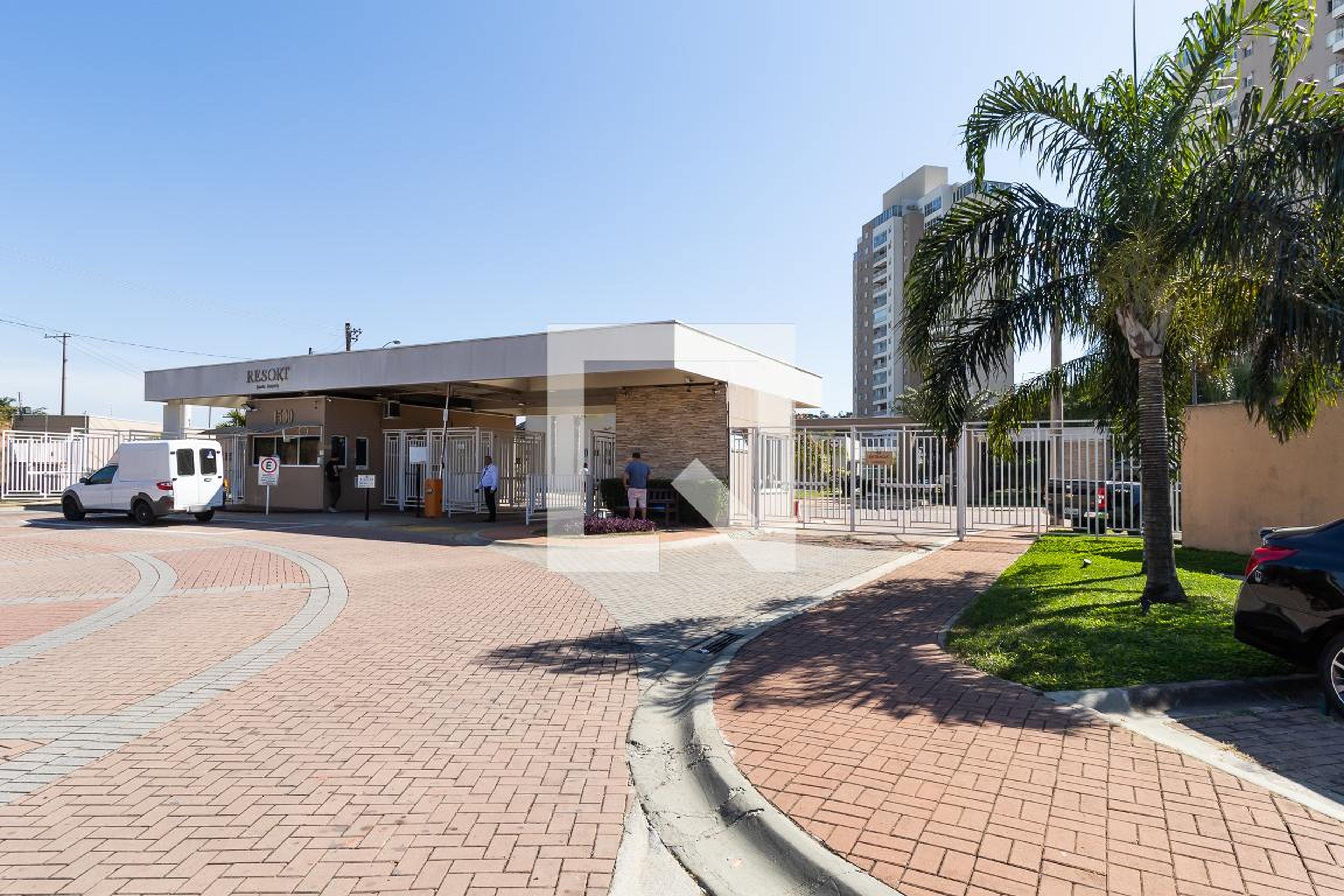 Fachada do Condomínio Condomínio Resort Santa Angela