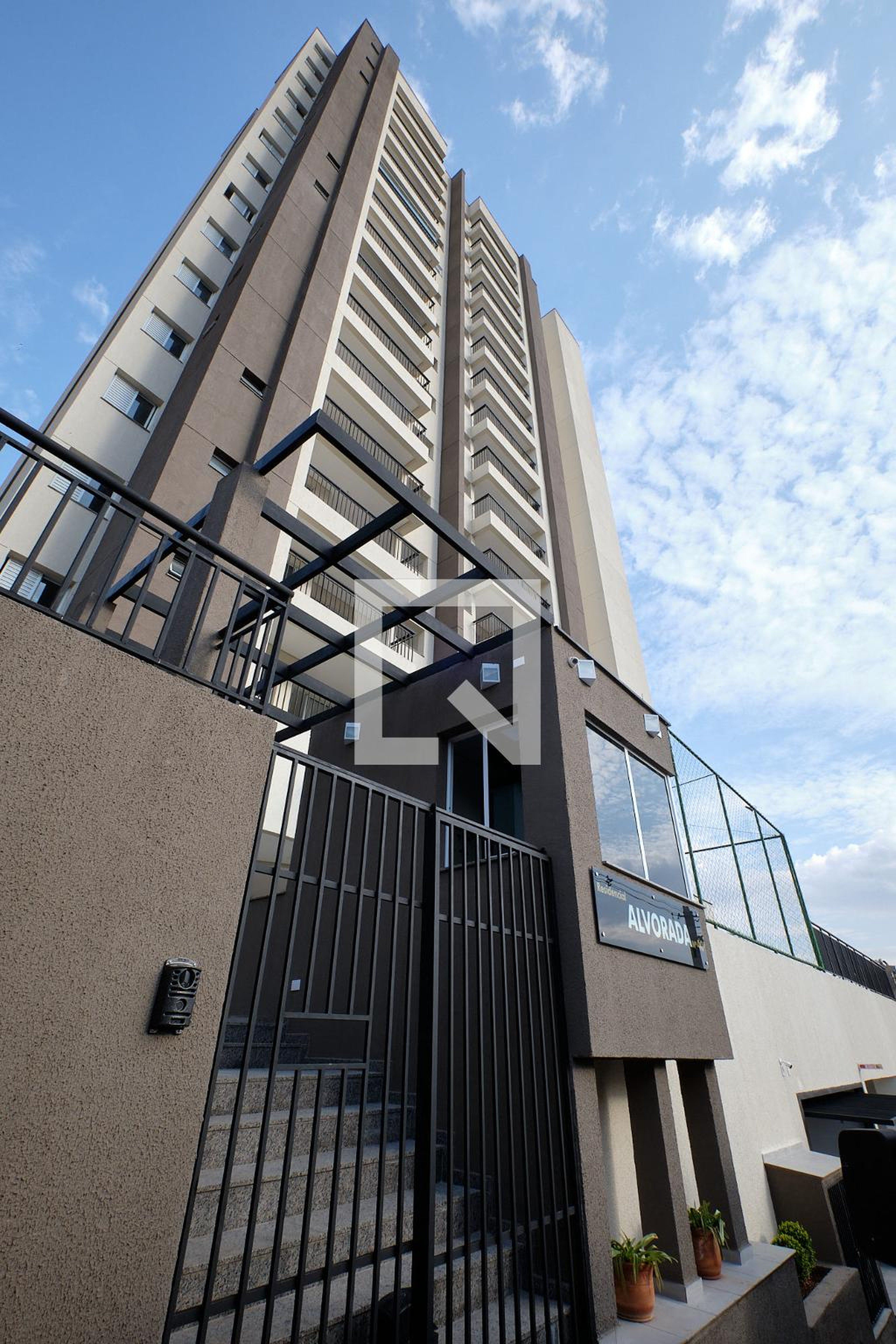 Fachada do Condomínio Residencial Alvorada