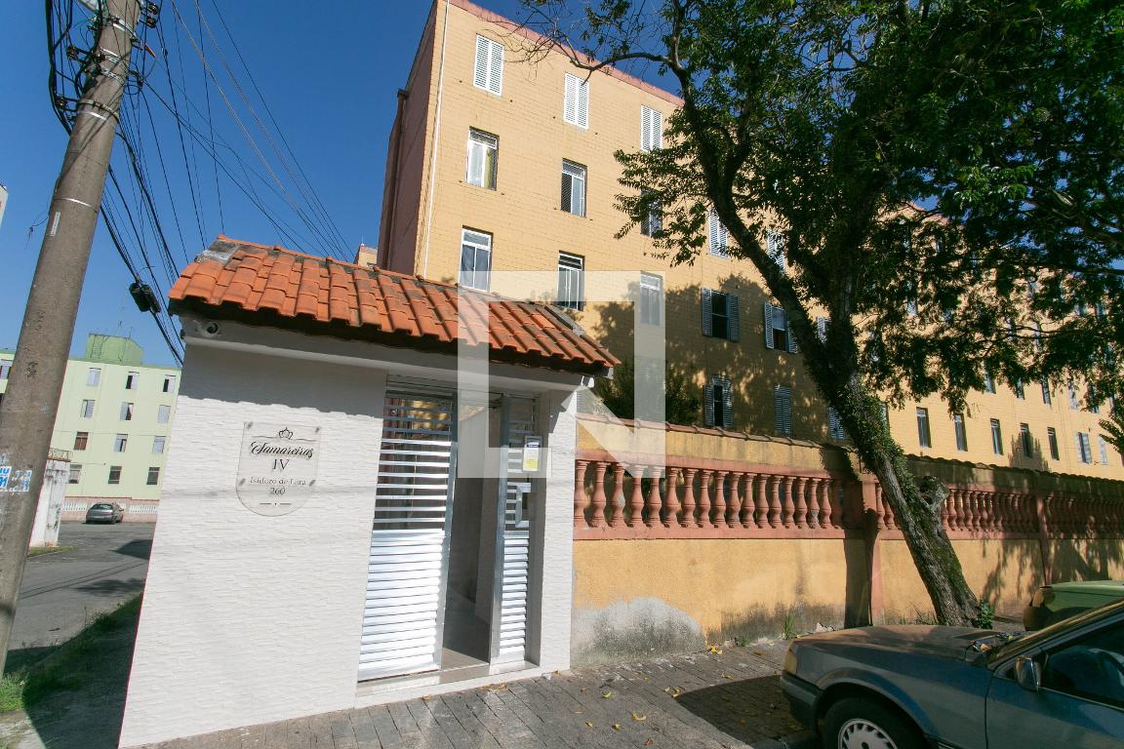 Fachada do Condomínio Edifício Tamareiras IV