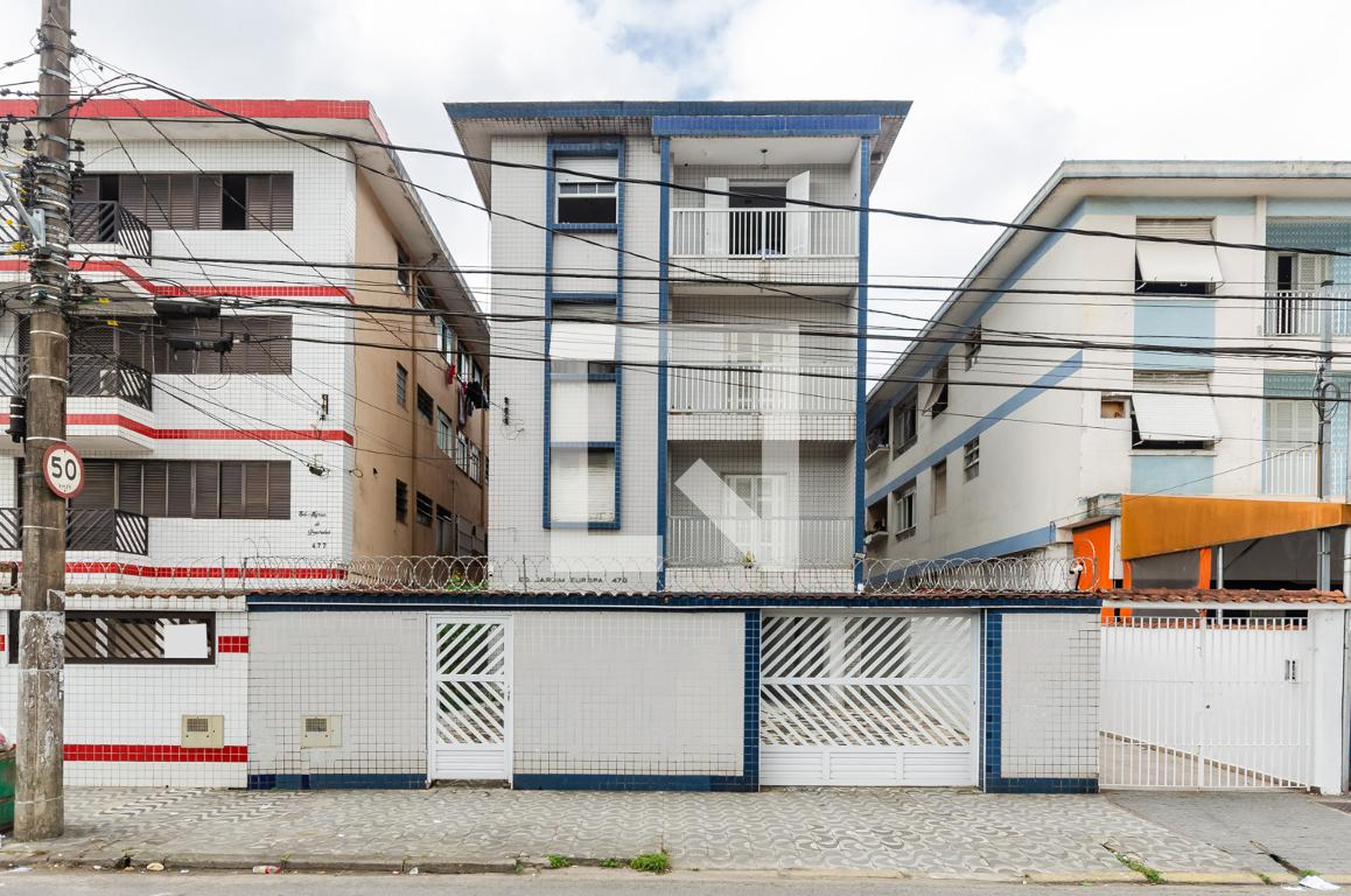 Fachada Condomínio em Avenida Conselheiro Nébias, 479