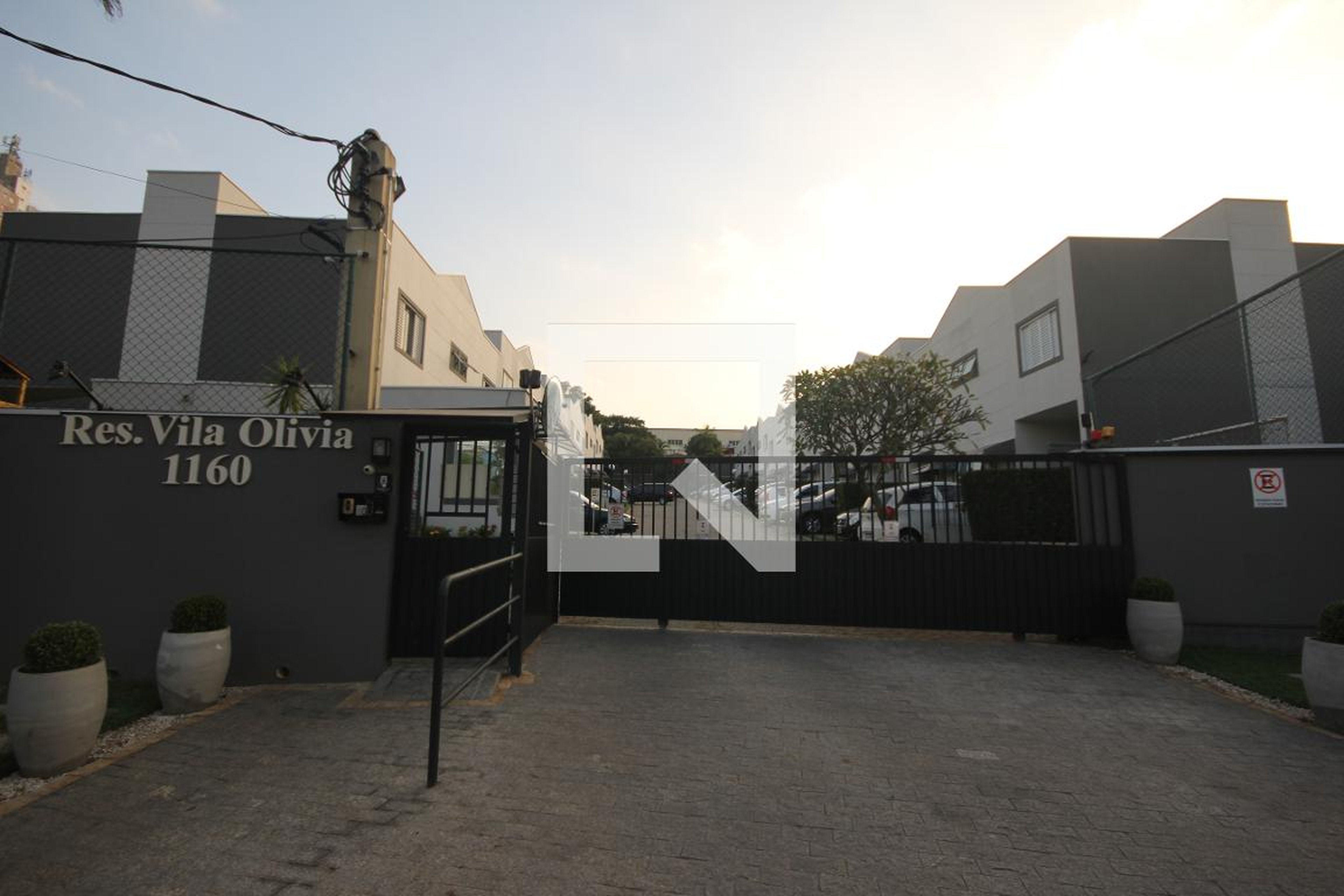 Fachada do Condomínio Residencial Vila Olivia