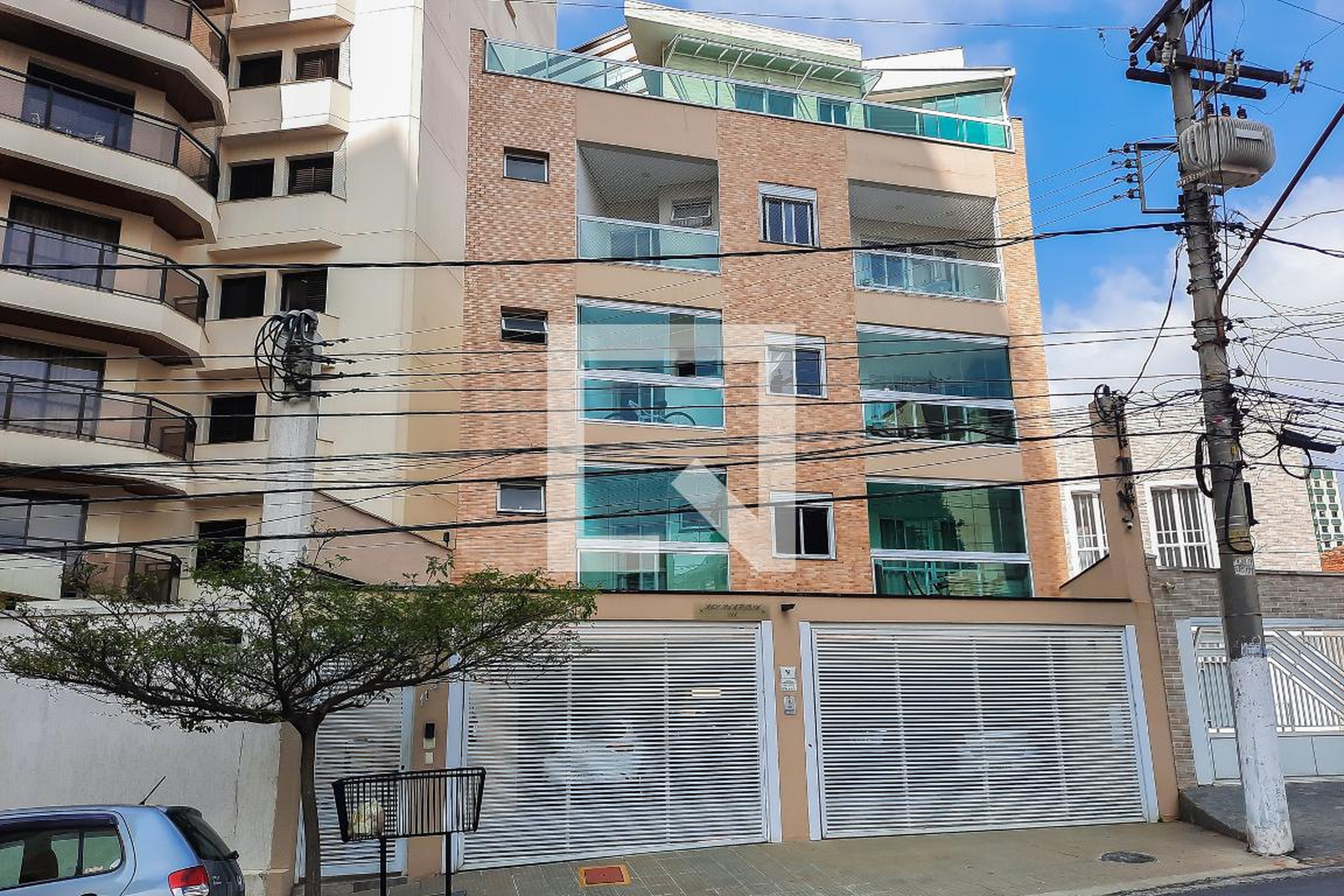 Fachada do Condomínio Residencial Pamplona