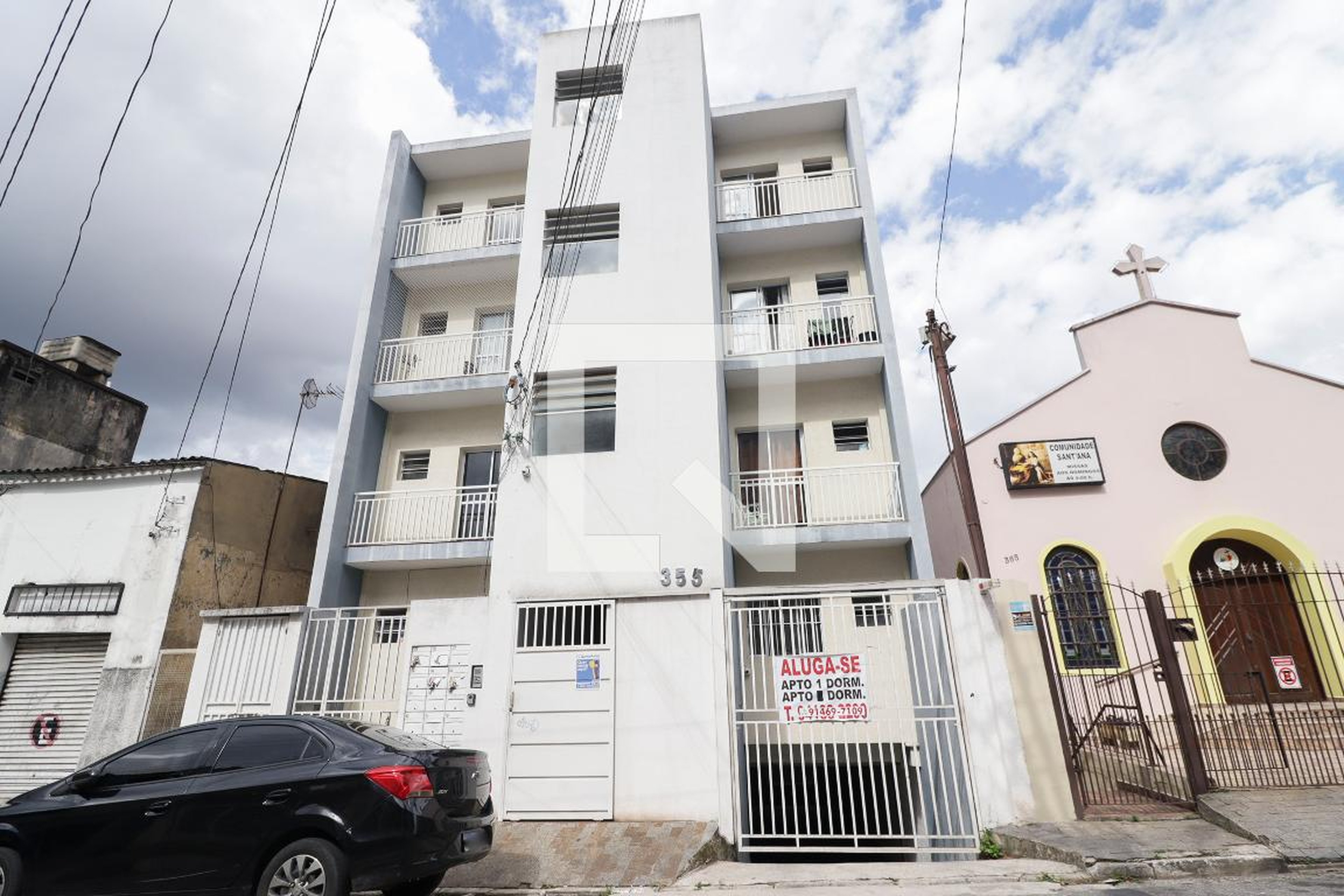 Fachada Condomínio em Rua Barão de Santo Ângelo, 355