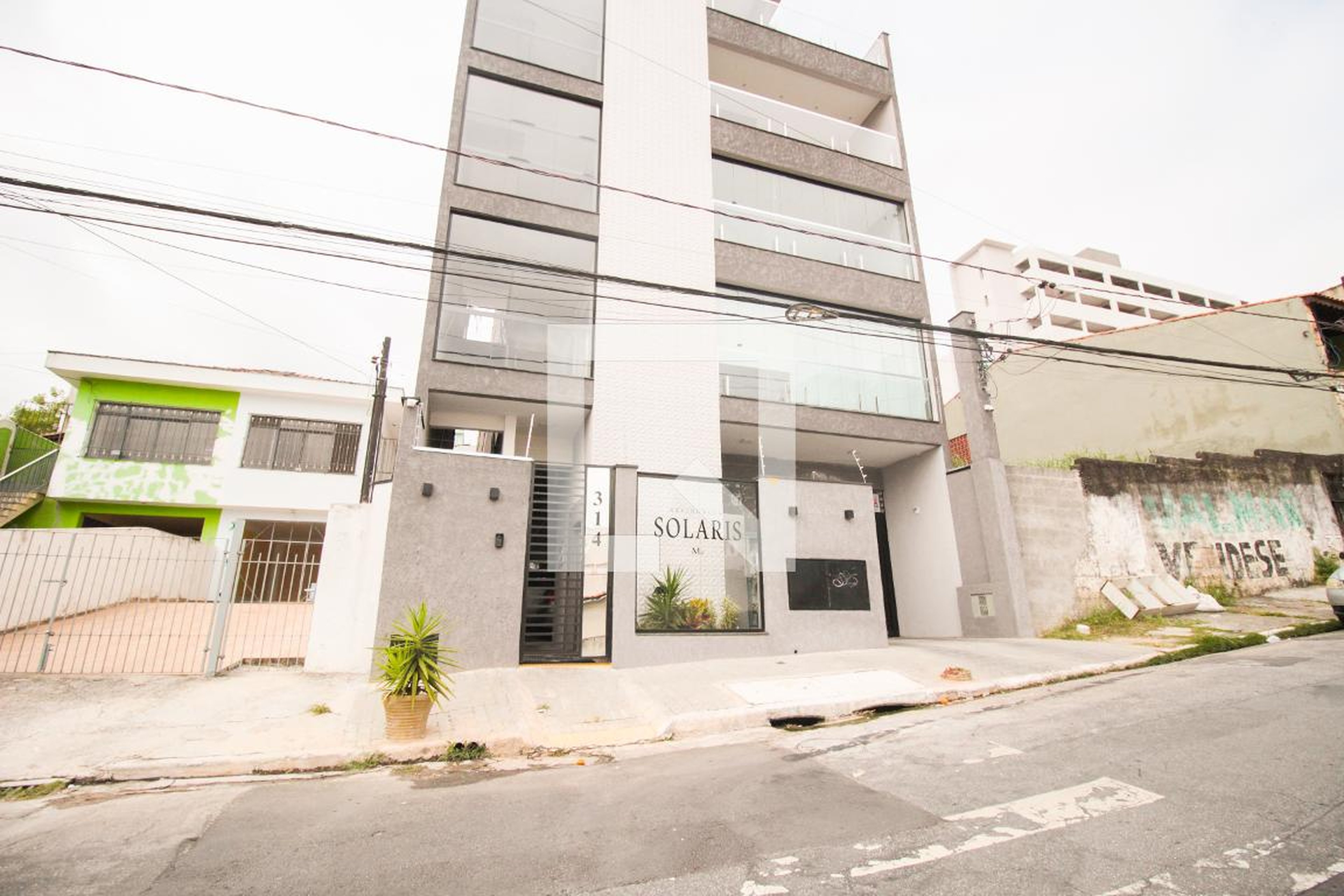 Fachada do Condomínio Residencial Solaris