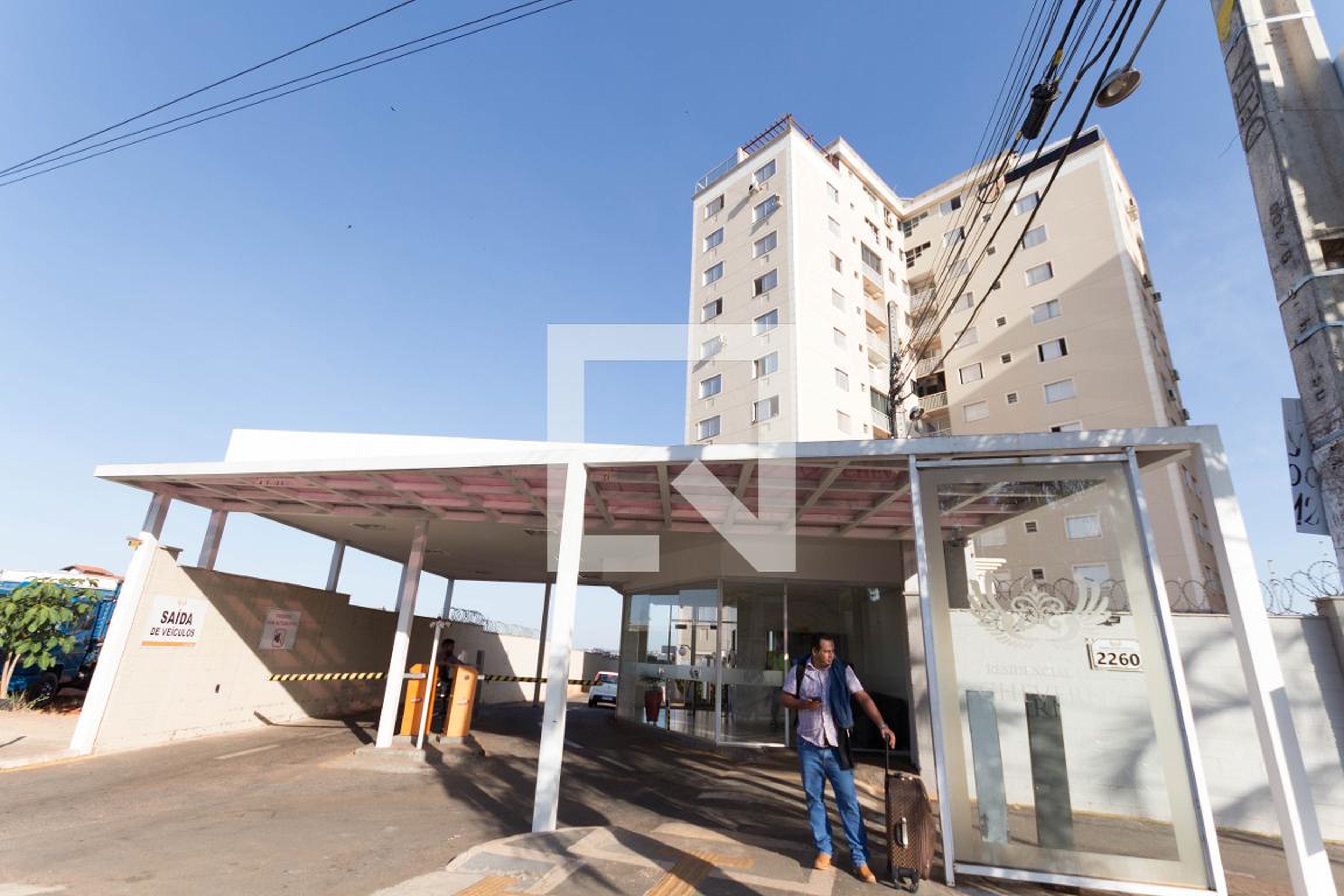 Fachada Condomínio em Rua Antônio Poteiro, setor 3 