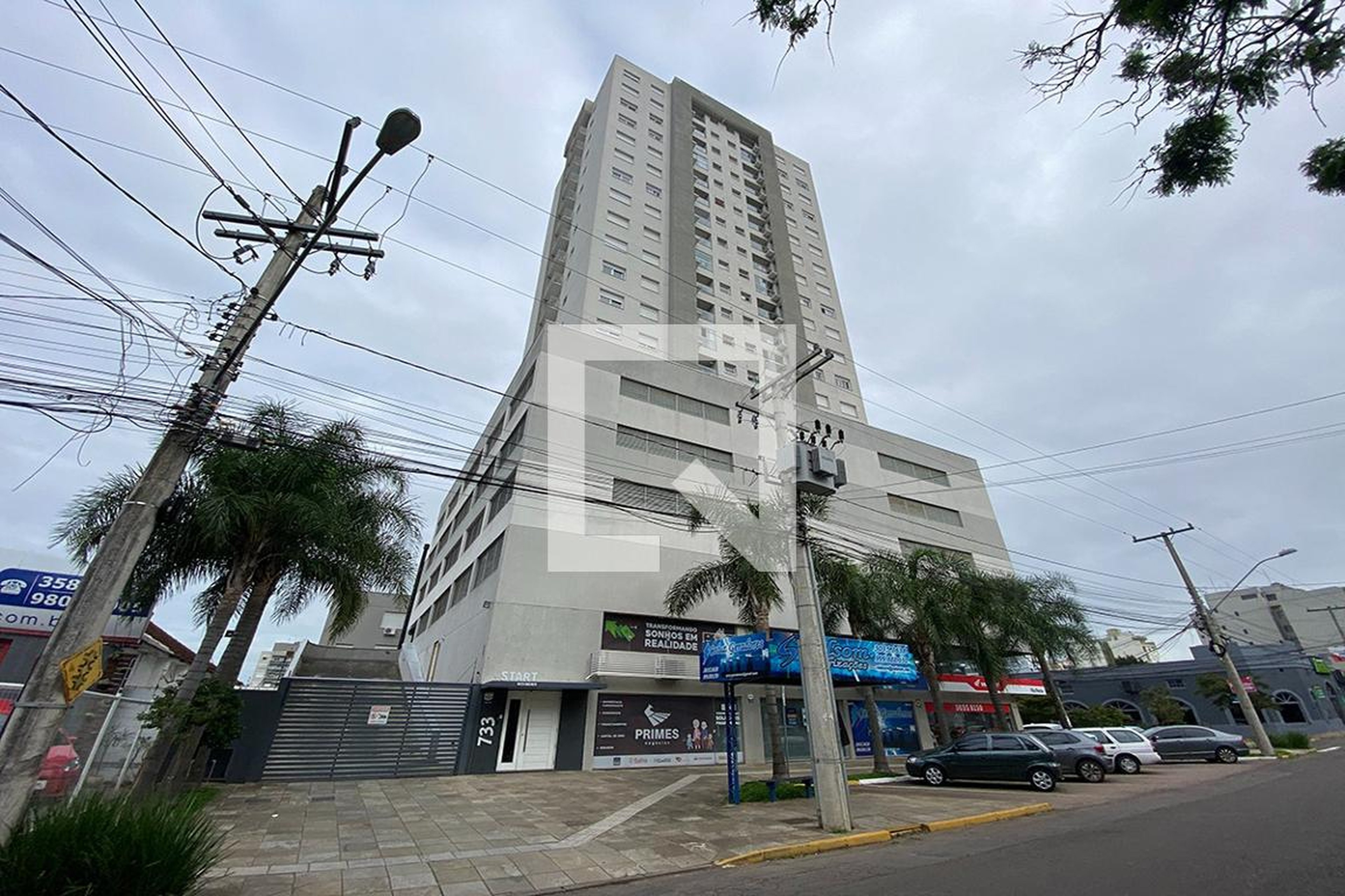 Fachada do Condomínio Residencial Stort