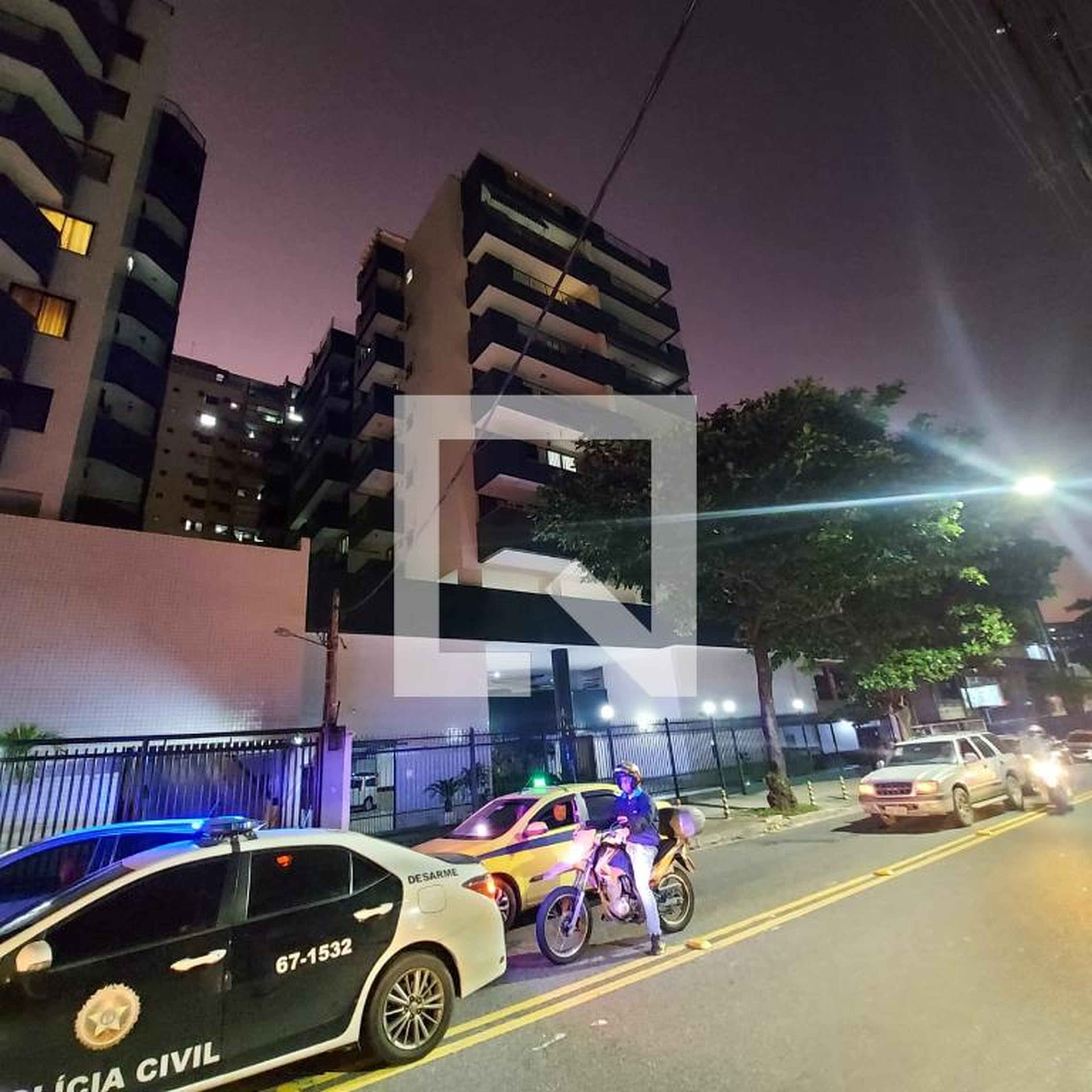 Fachada do Condomínio Residencial Gustavo