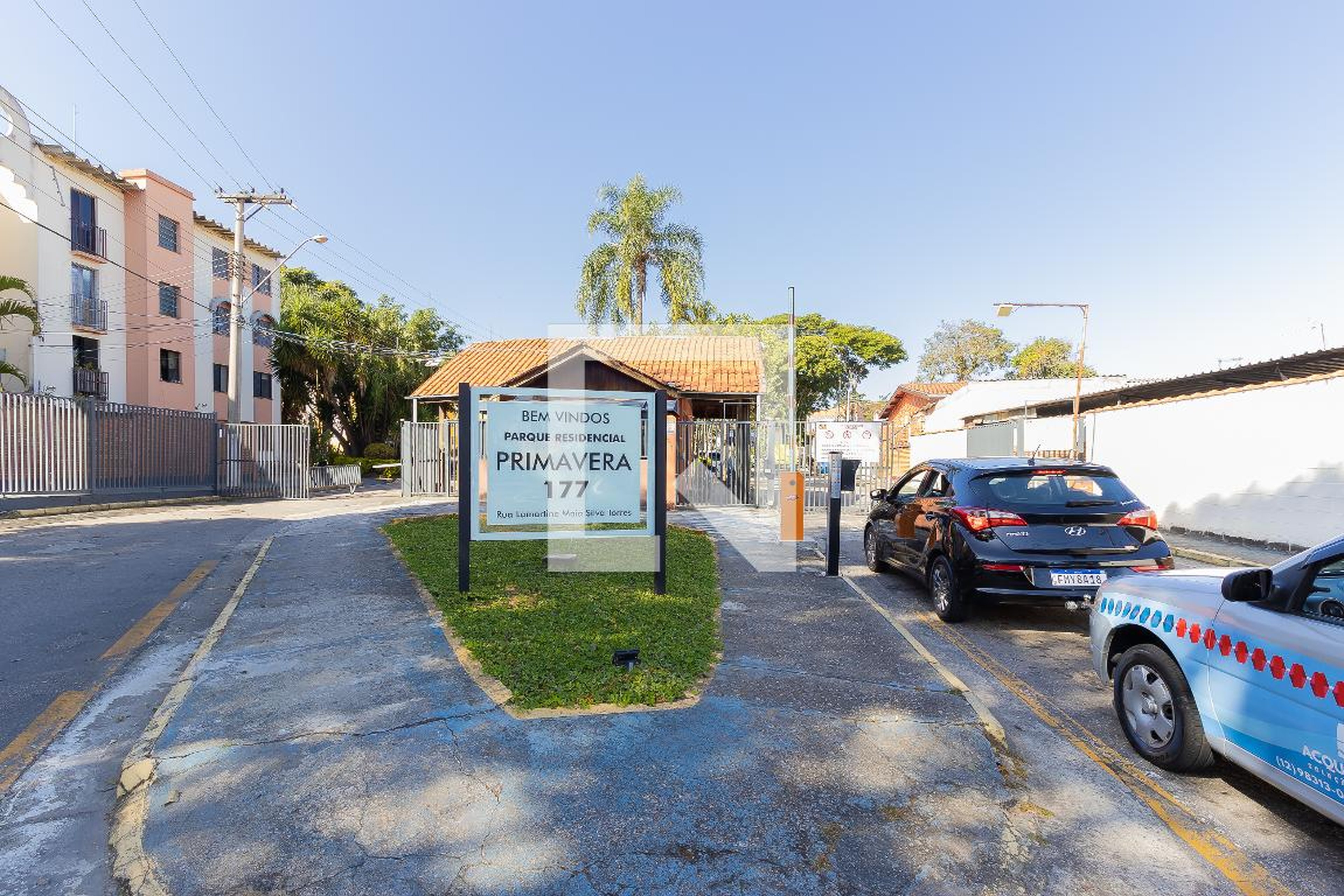 Fachada do Condomínio Residencial Primavera