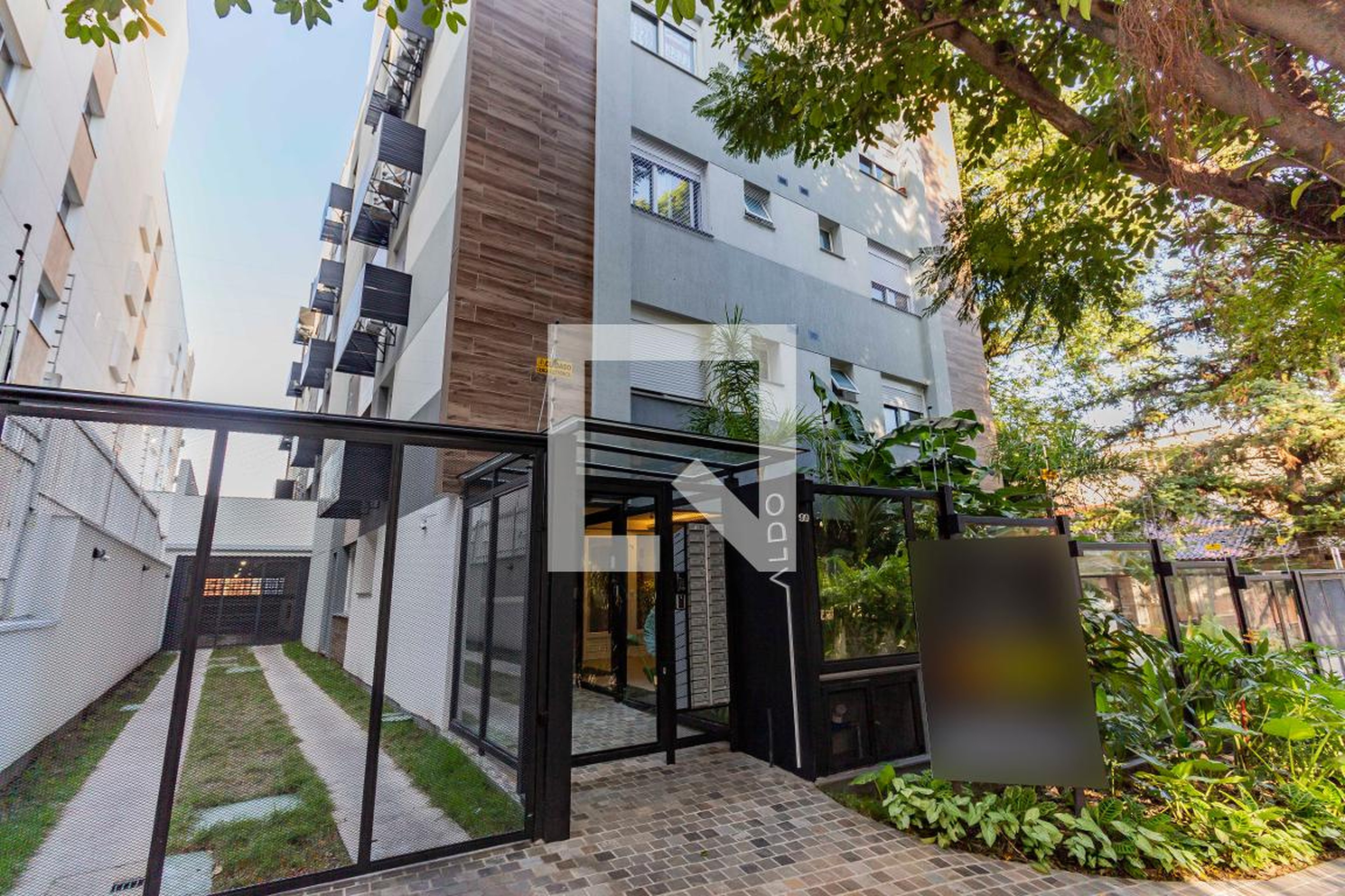 Fachada do Condomínio Edifício Aldo