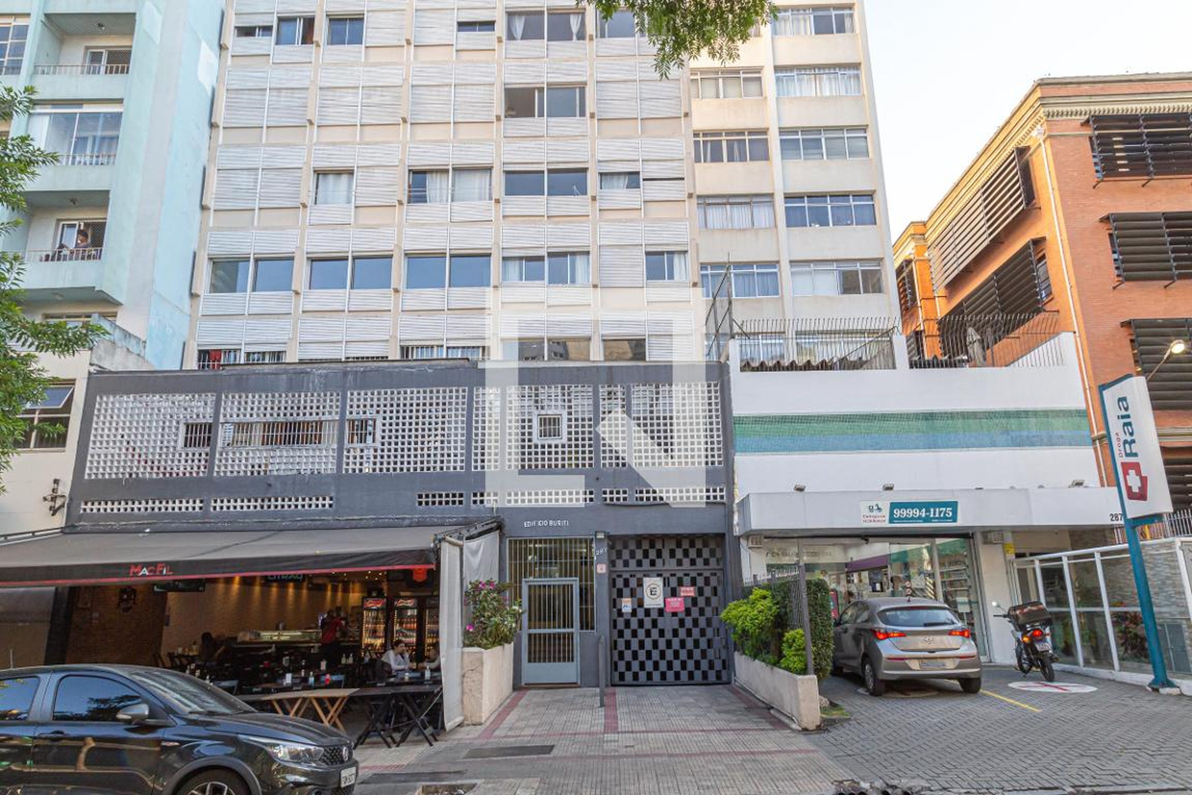 Fachada do Condomínio Edifício Buriti