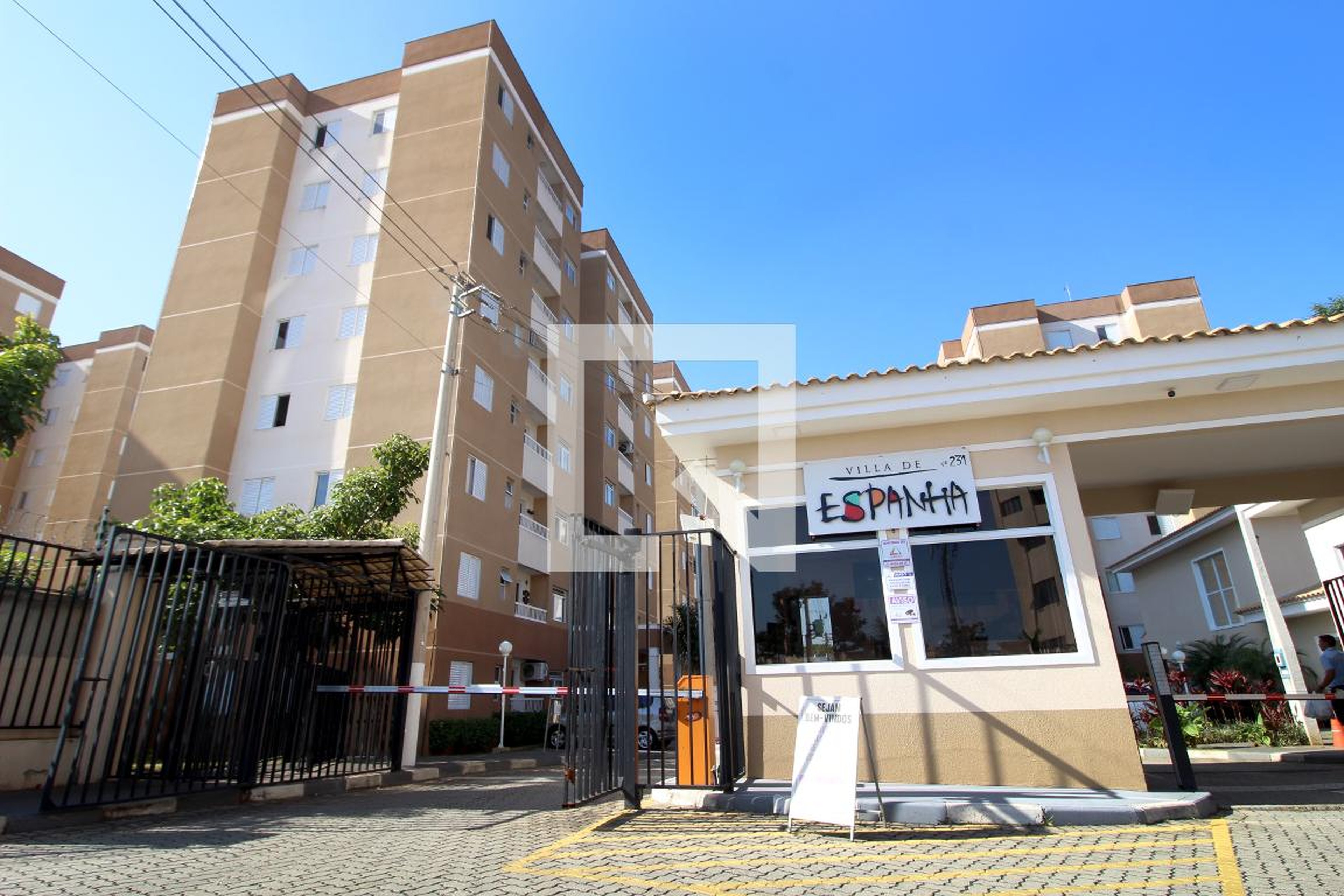 Fachada do Condomínio Residencial Villa de Espanha