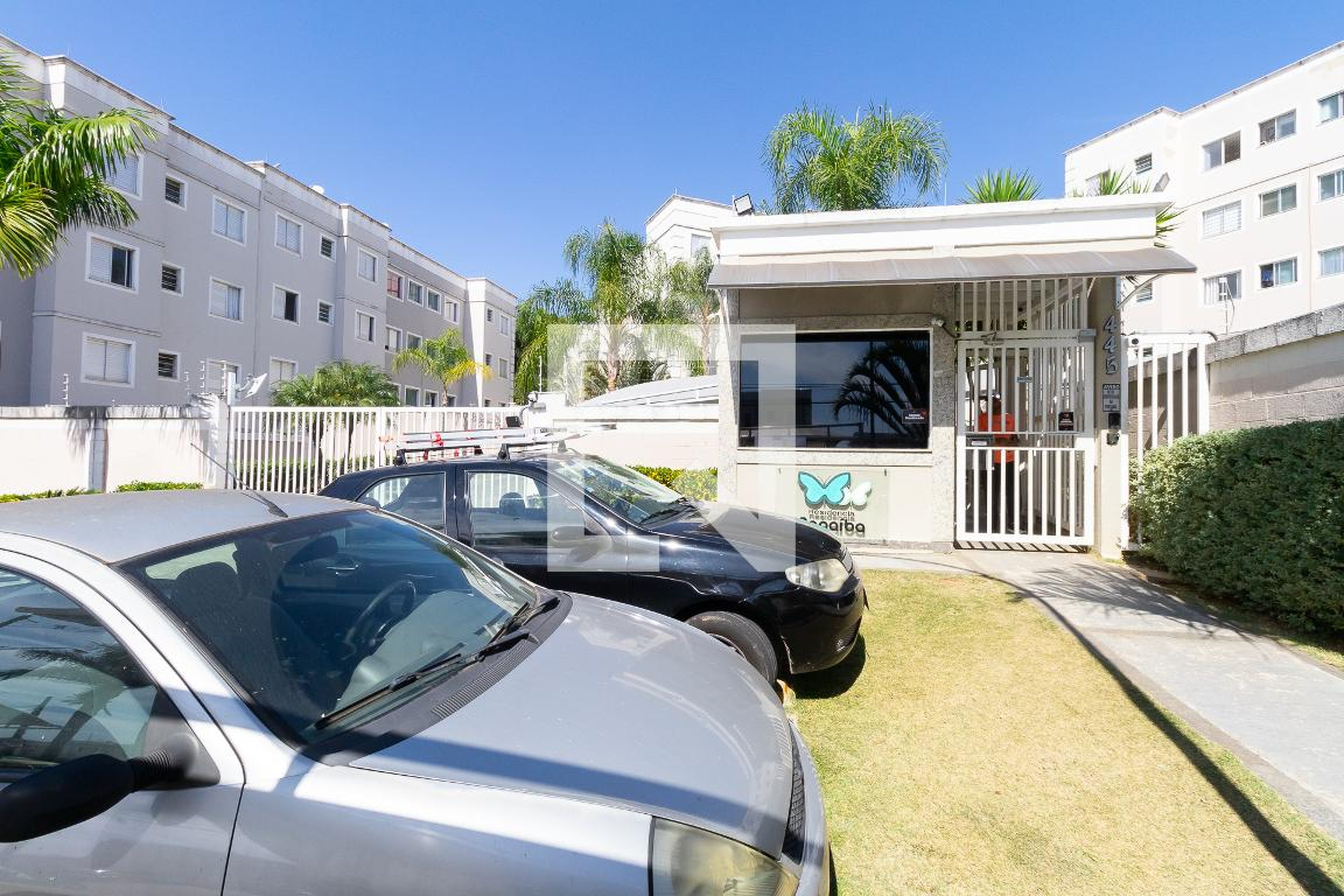 Fachada do Condomínio Condomínio Reserva do Japi