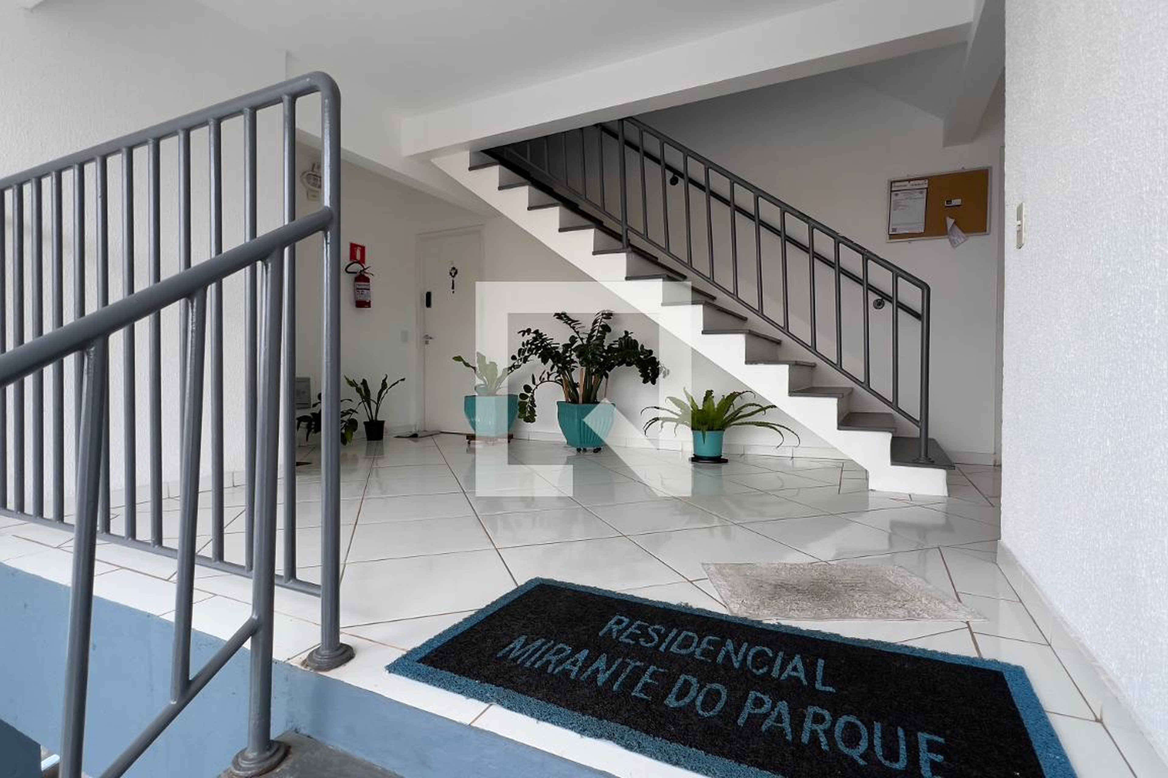 Hall de entrada - Residencial Mirante do Parque