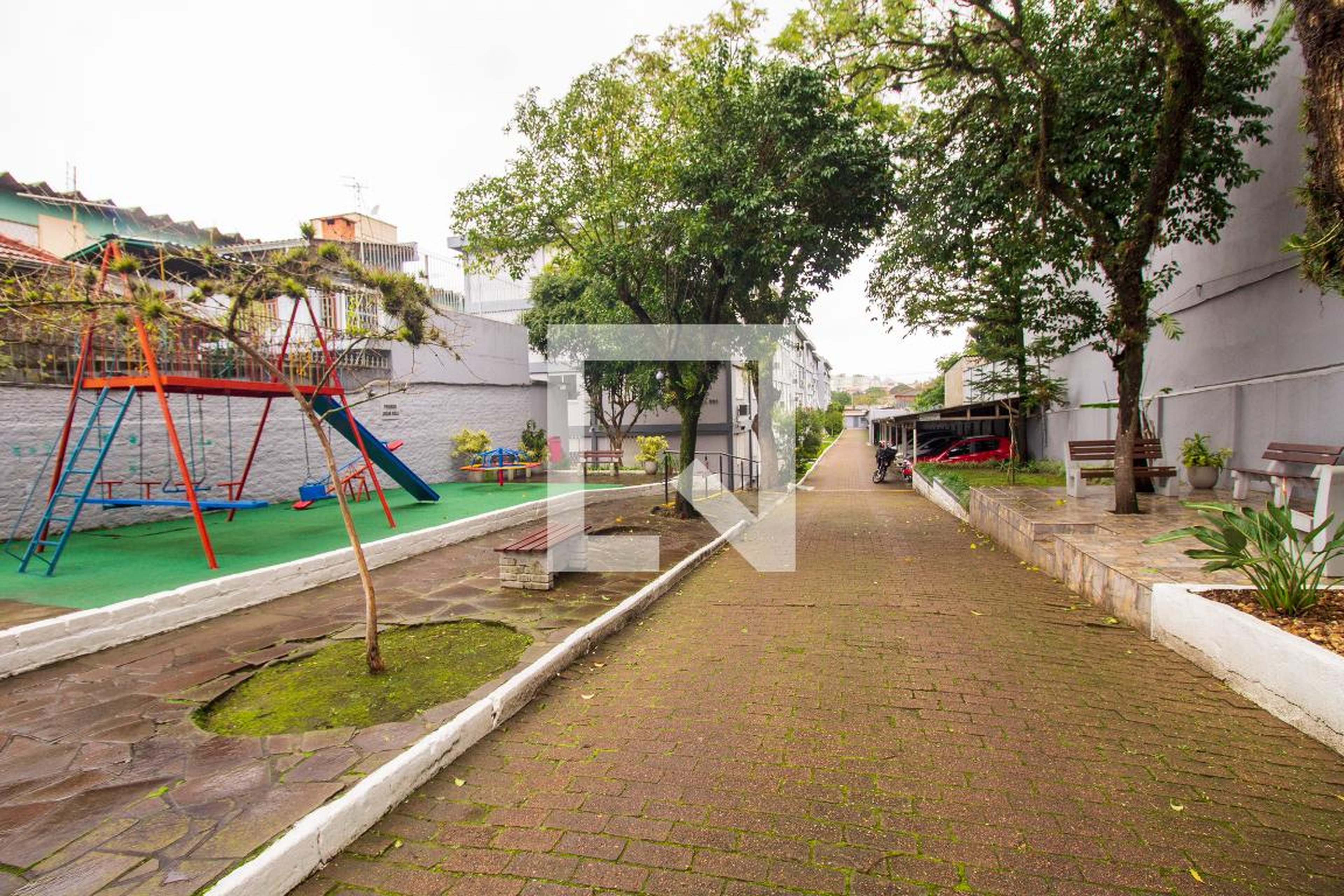 Fachada do Condomínio Condomínio Campos Velho