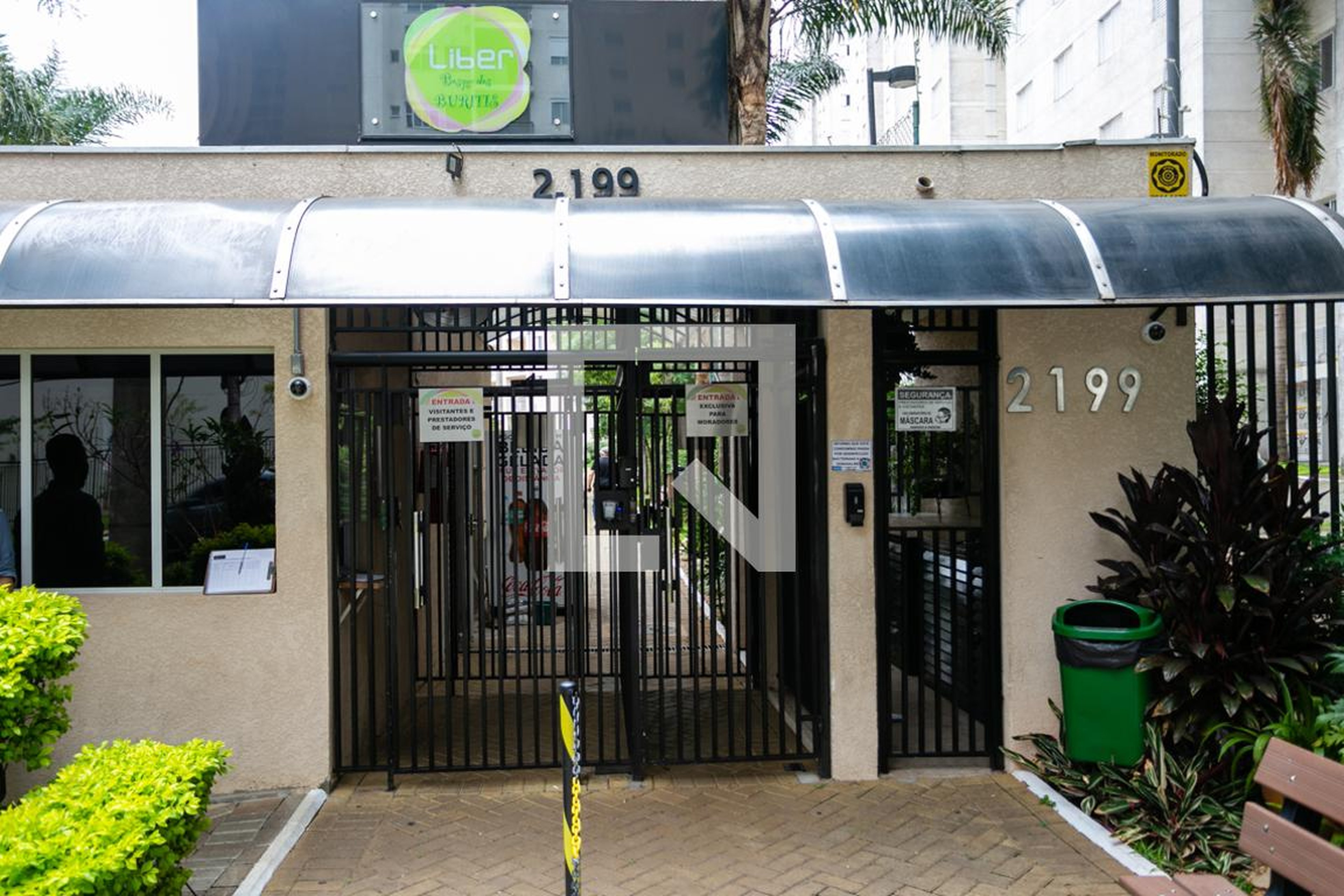 Fachada do condomínio Condomínio Liber Bosque dos Buritis