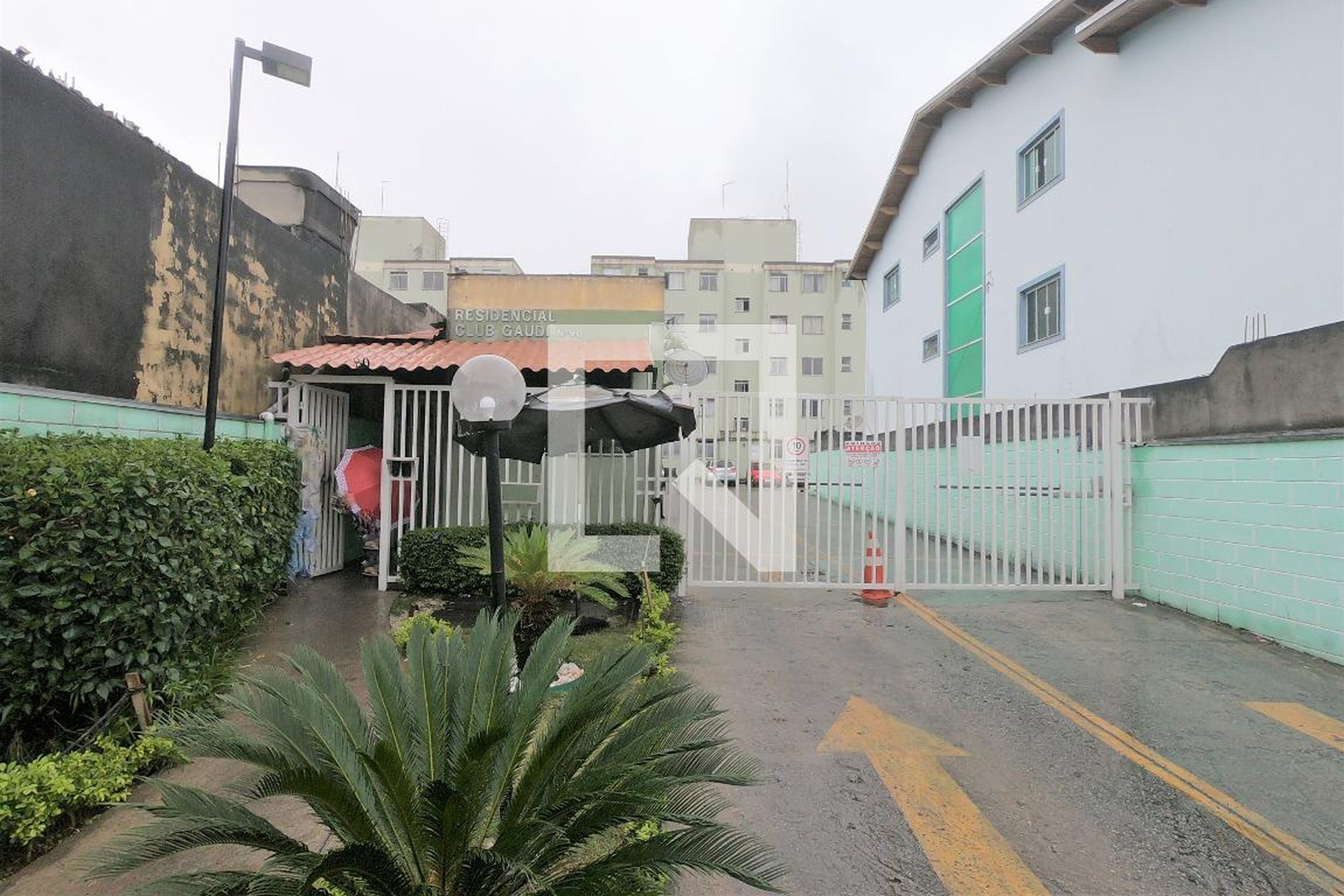 Fachada do Condomínio Residencial Club Gaudi