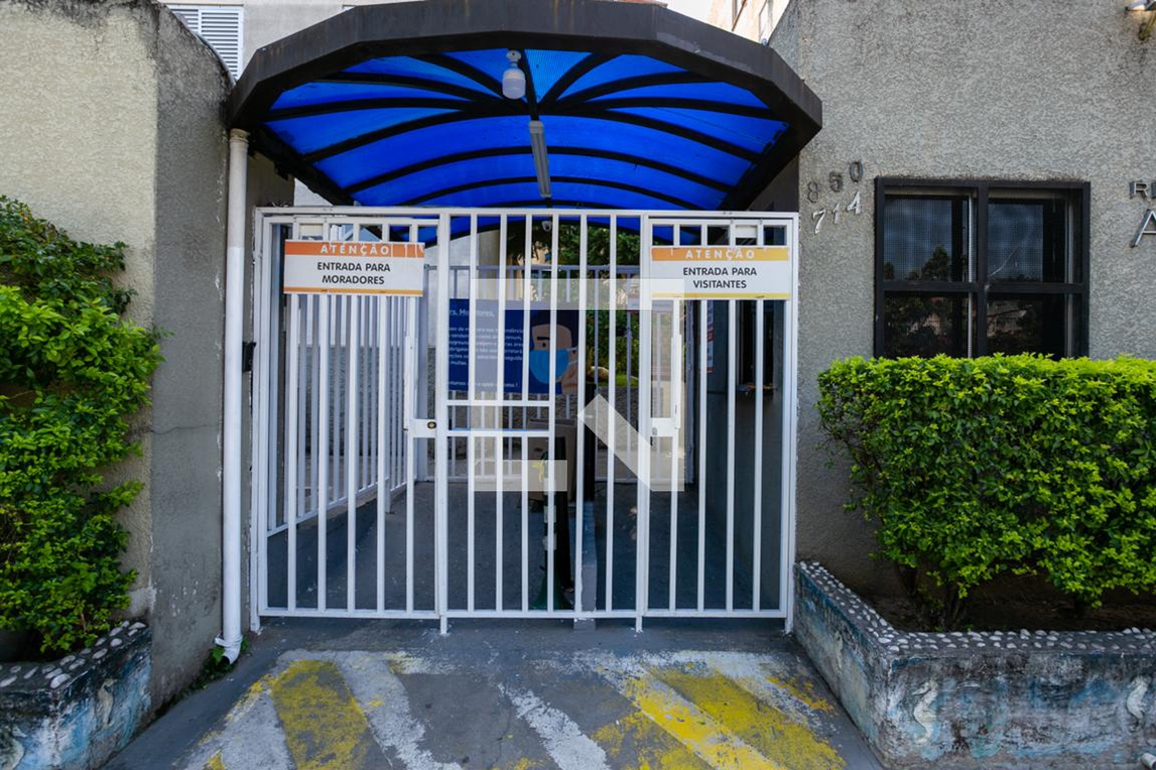 Fachada do condomínio Residencial Atlântico