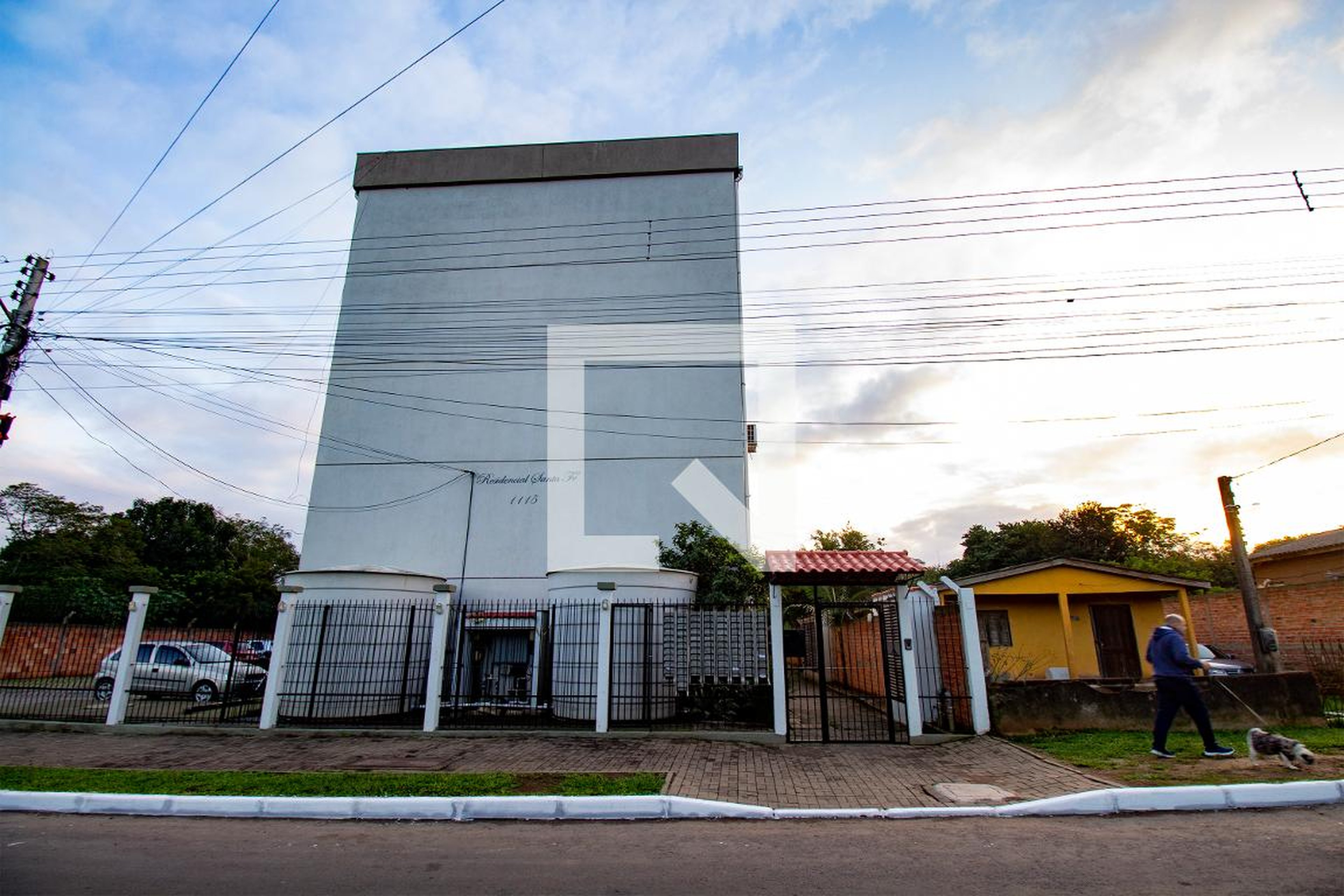 Fachada do Condomínio Residencial Santa Fé
