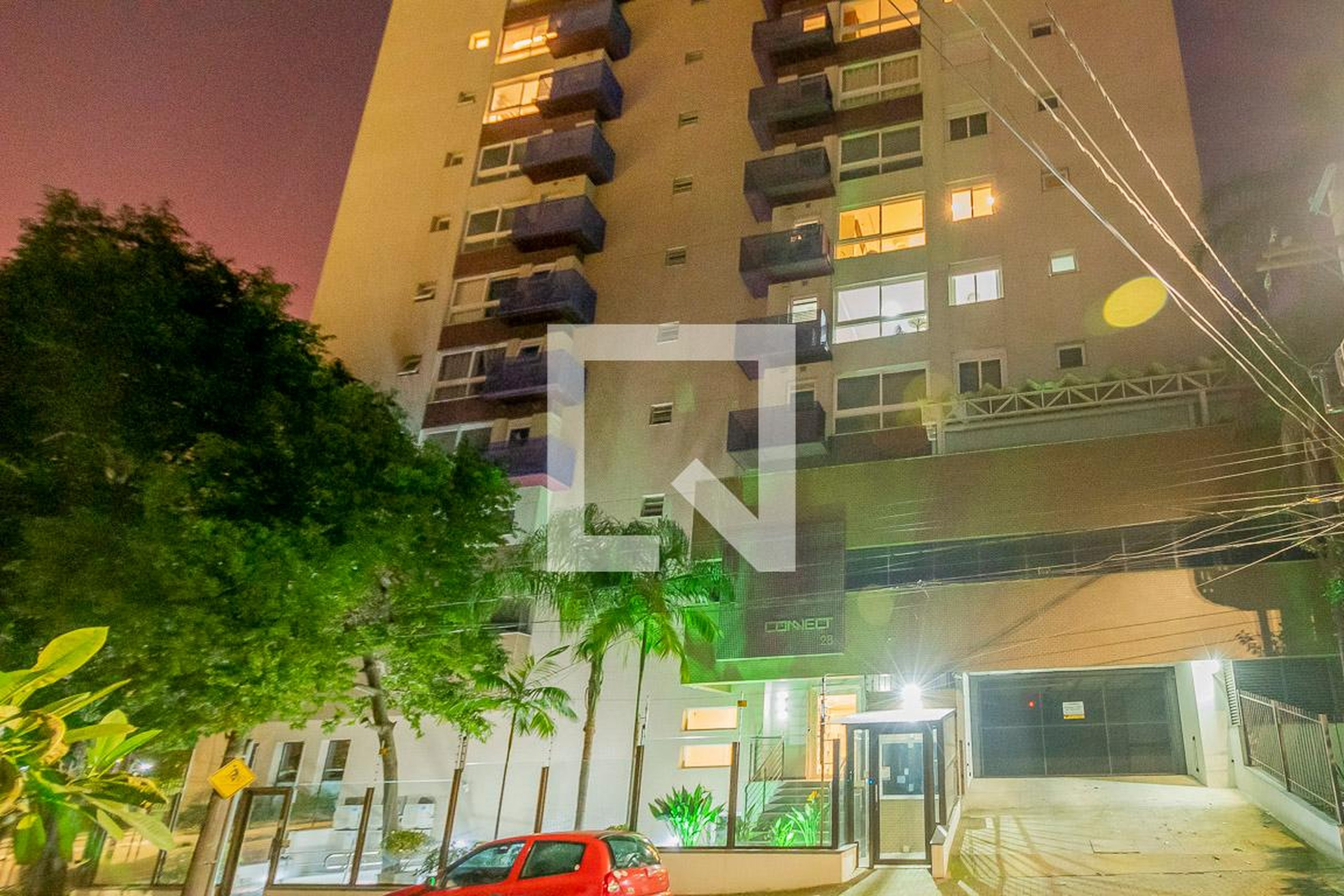 Fachada Condomínio em Rua Afonso Pena, 25