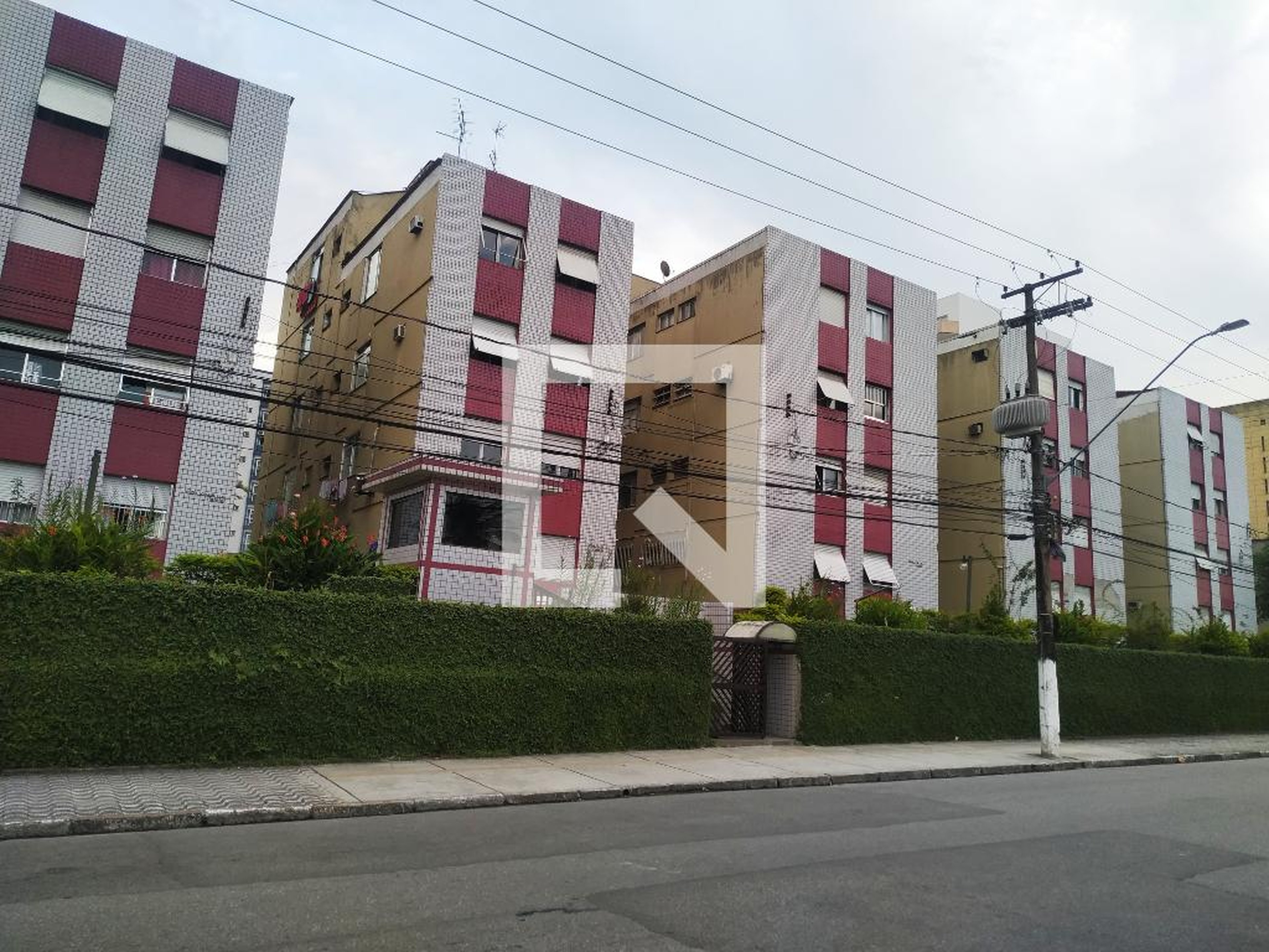 Fachada Condomínio em Avenida Presidente Wilson, 1205