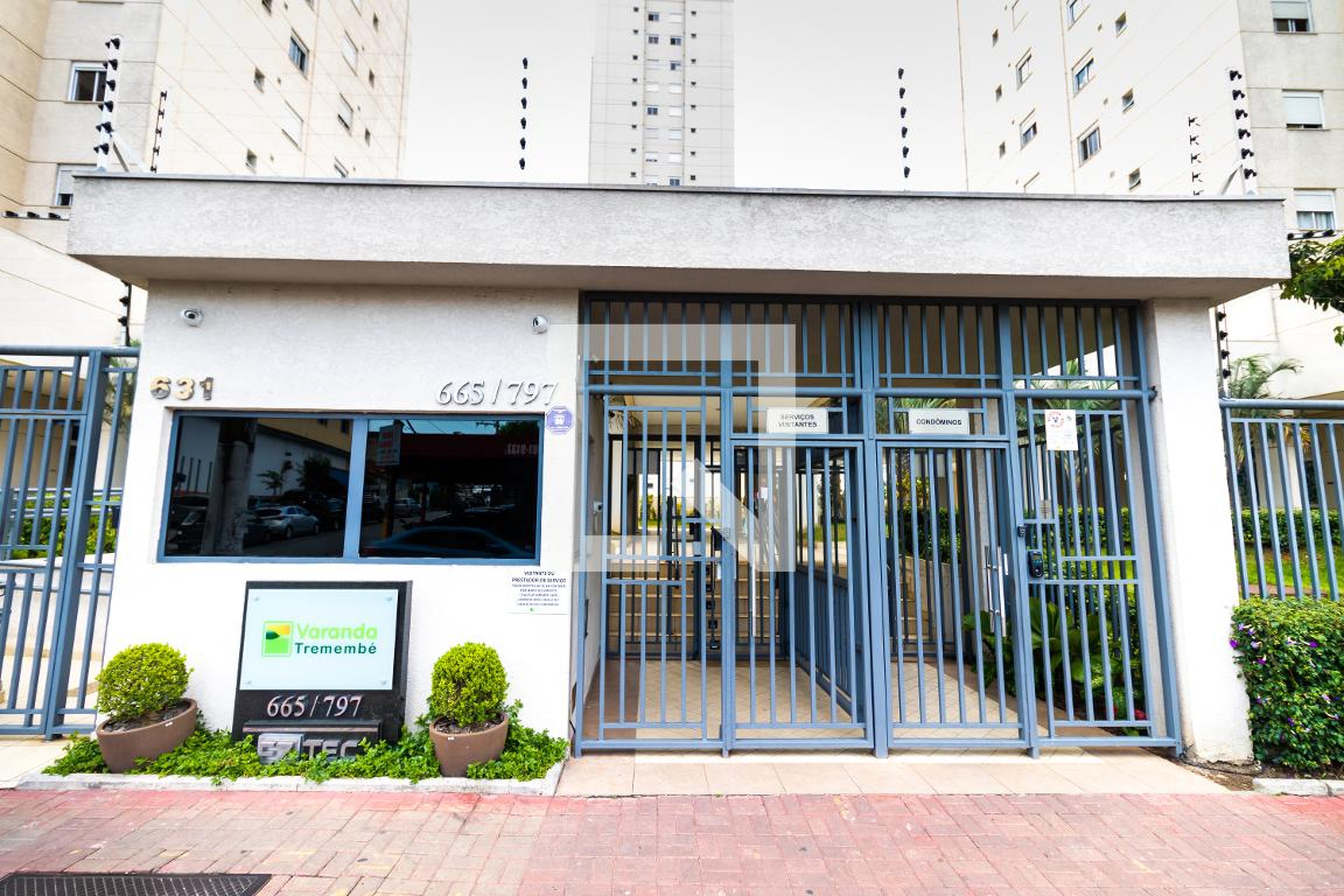 Fachada Condomínio em Avenida Coronel Sezefredo Fagundes, 667