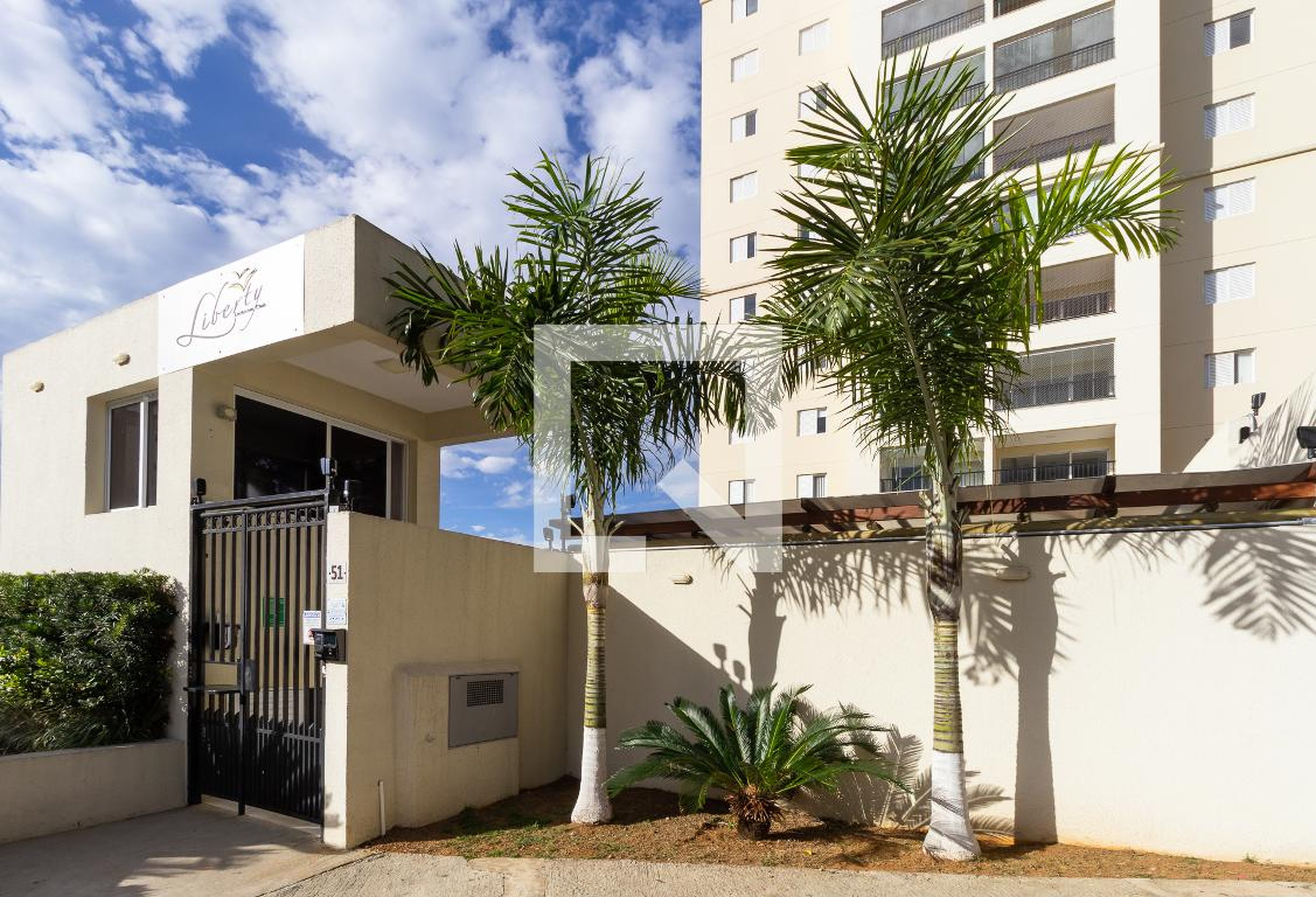 Fachada do Condomínio Condomínio Liberty Exclusive Club