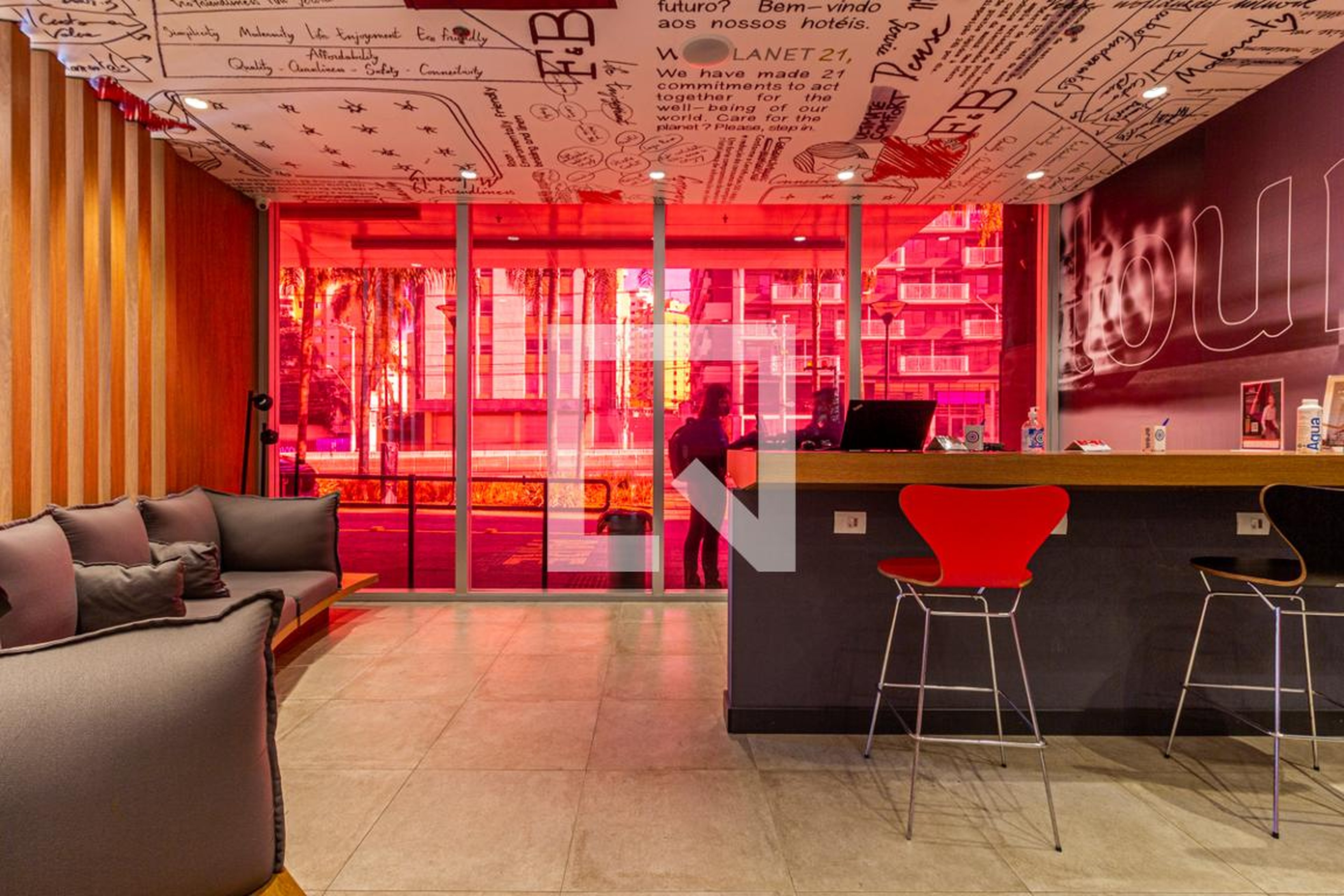 Hall Social - Edifício Ibis Ibirapuera