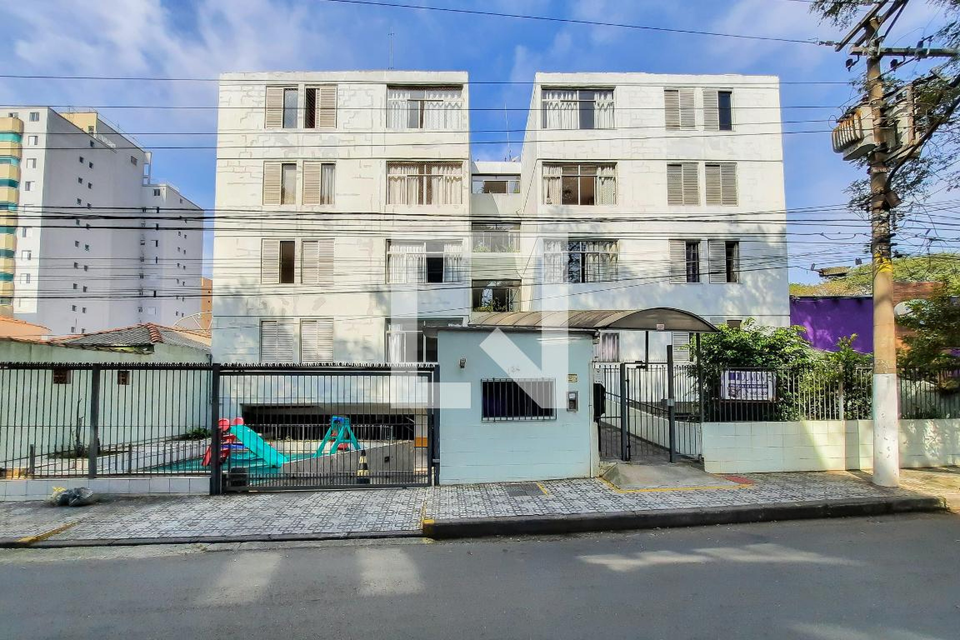 Fachada do Condomínio Residencial Joaquim Ferreira Junior