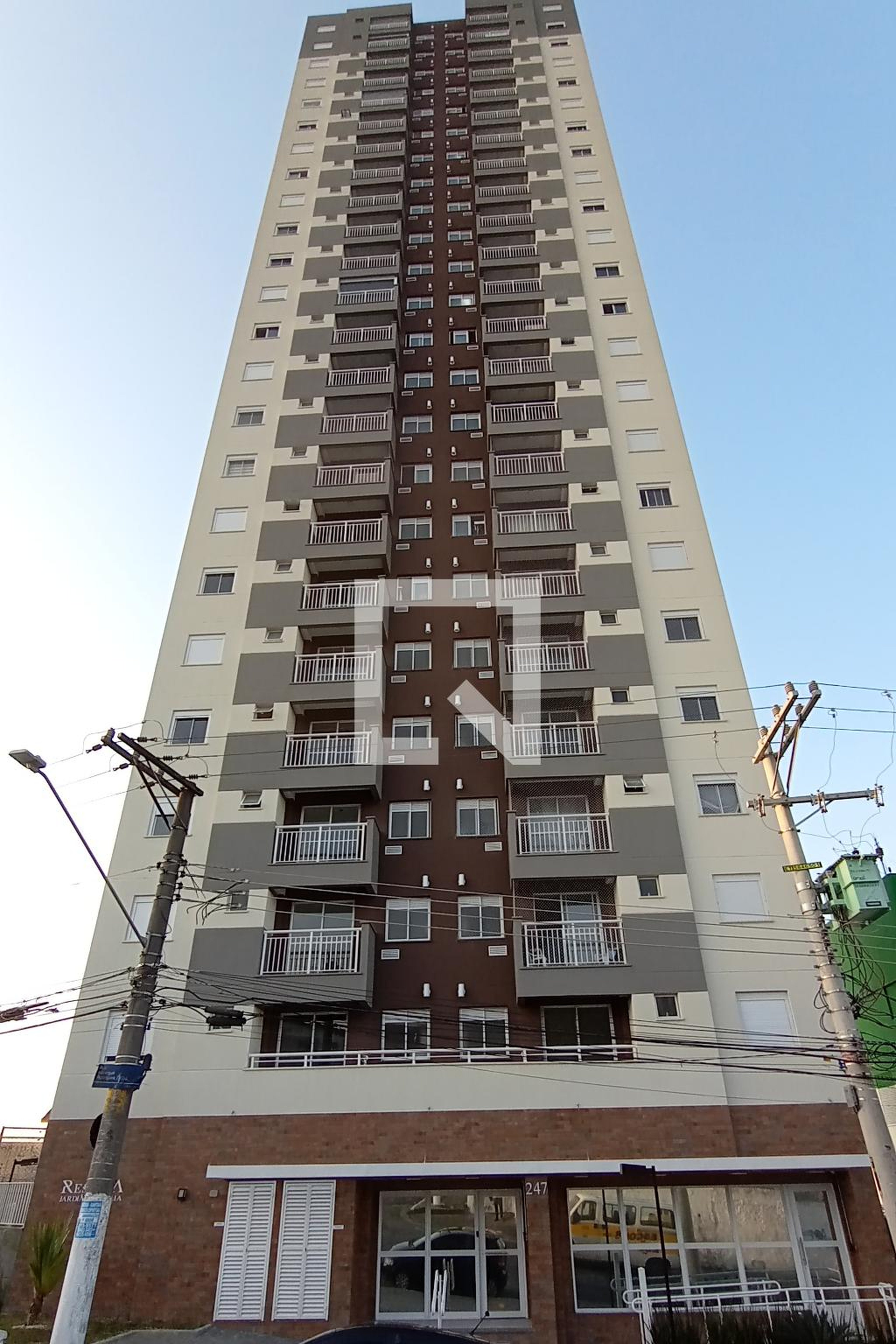 Fachada do Condomínio Condomínio Reserva Jardim Brasília