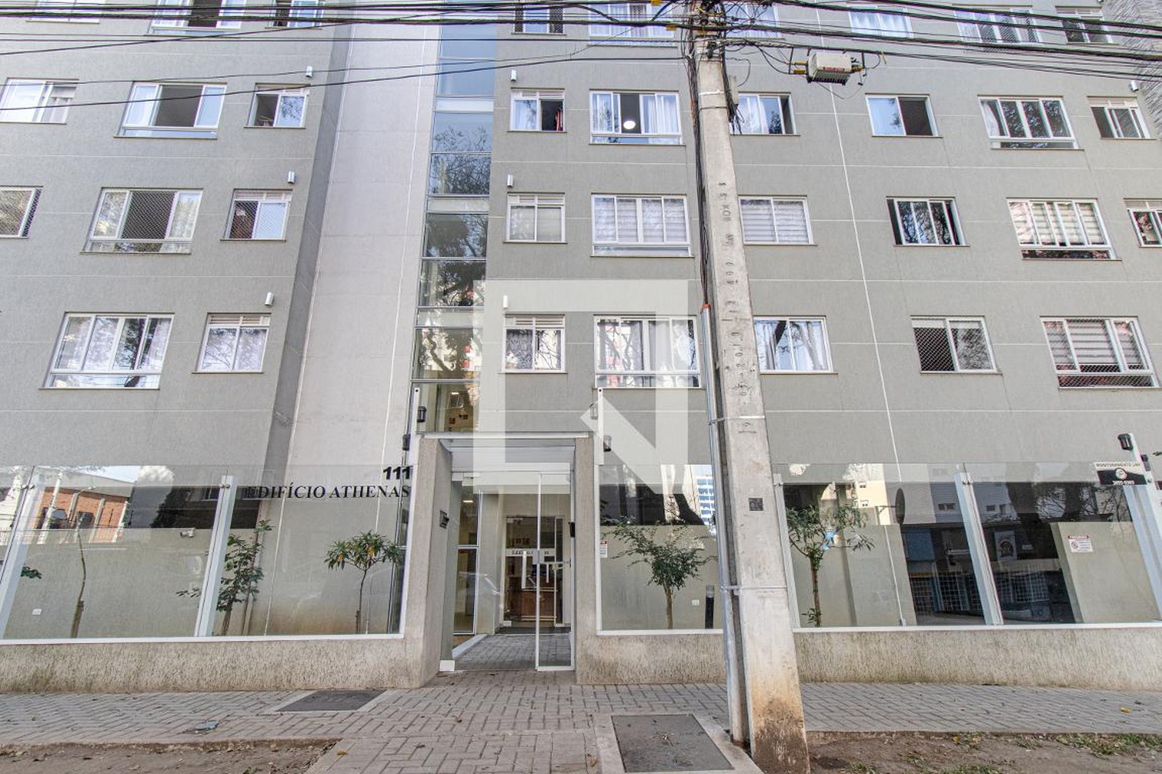 Fachada do Condomínio Edifício Atenas