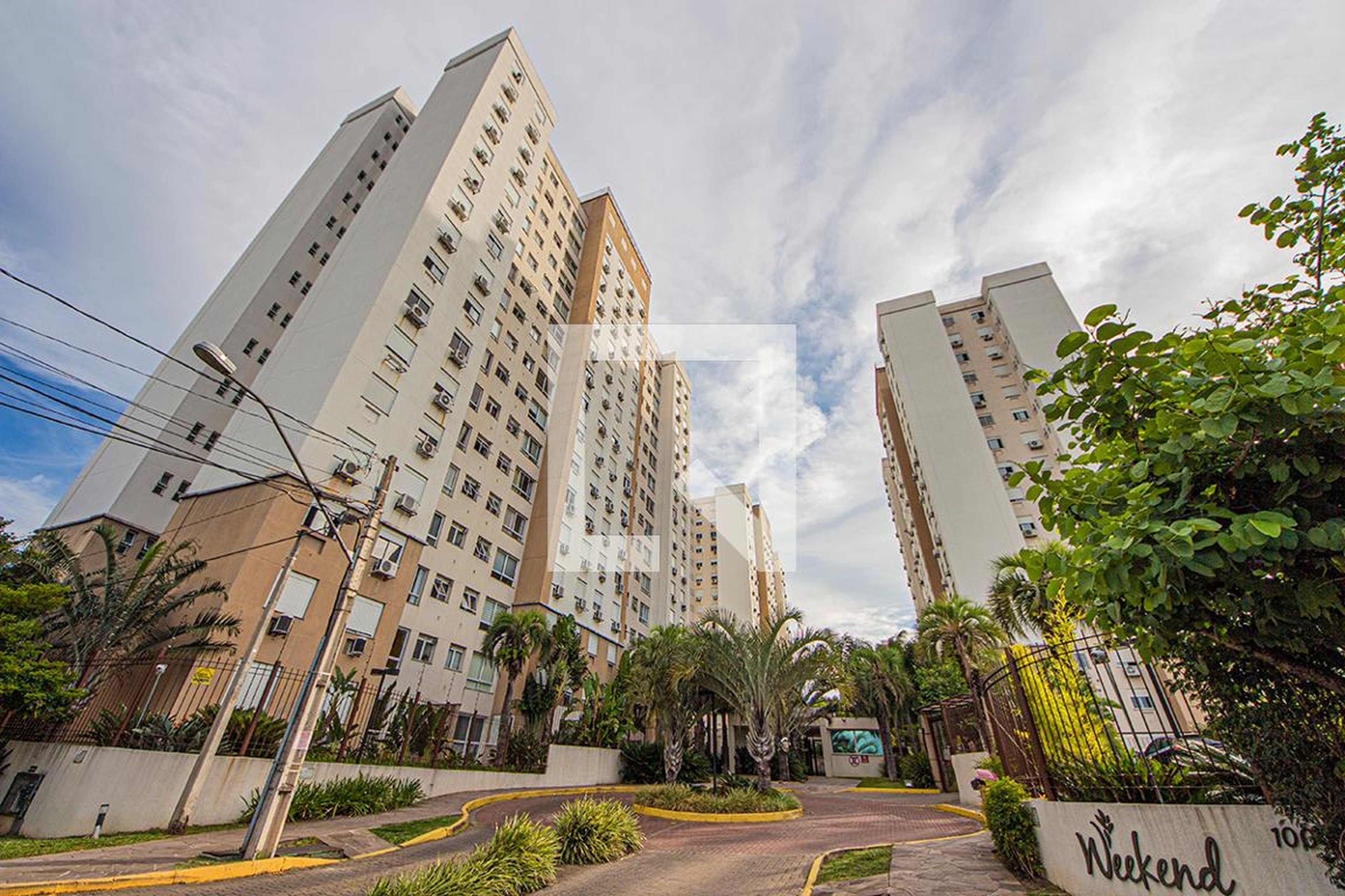 Fachada do Condomínio Residencial Weekend