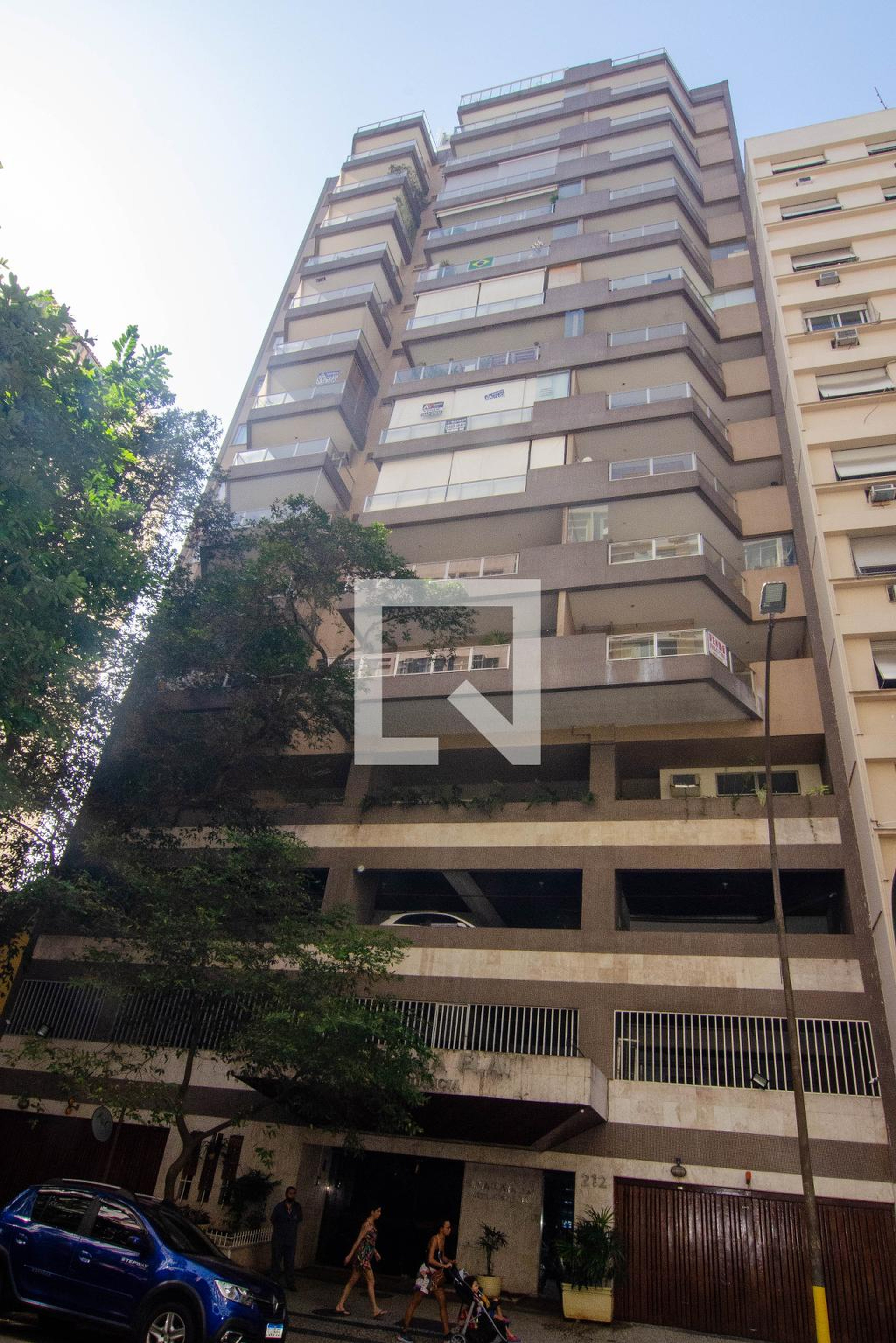 Fachada Edifício Santa Clara Flat Hotel Residencia