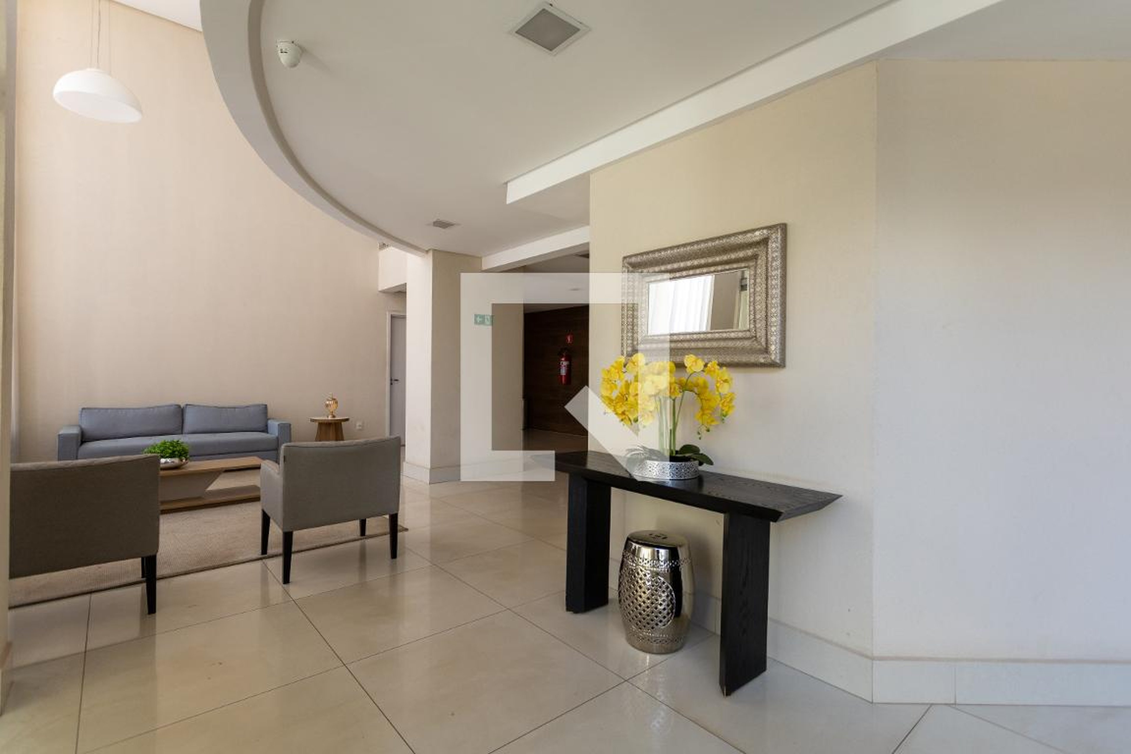 Hall social Condomínio Lourenzo Village