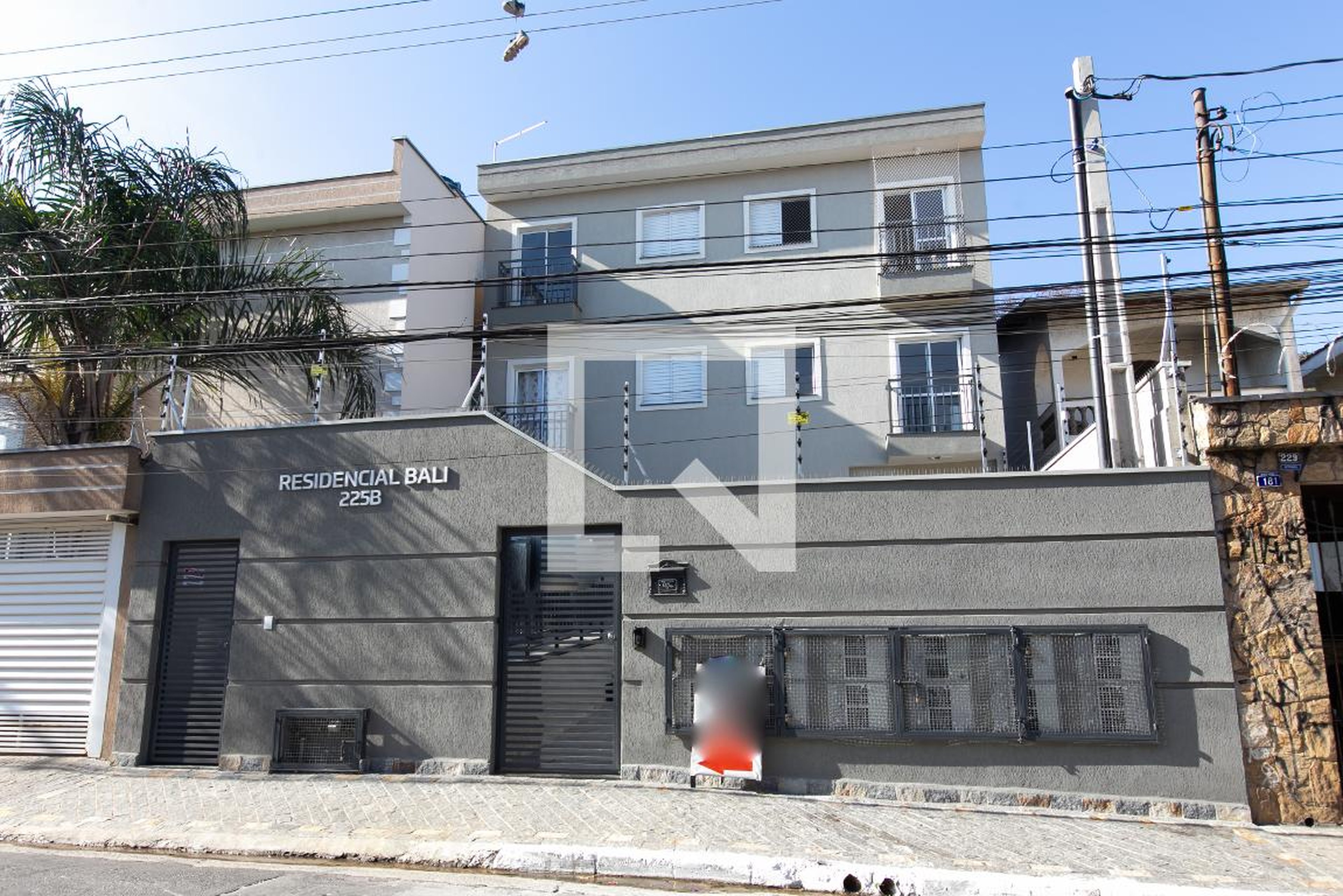 Fachada do Condomínio Residencial Bali