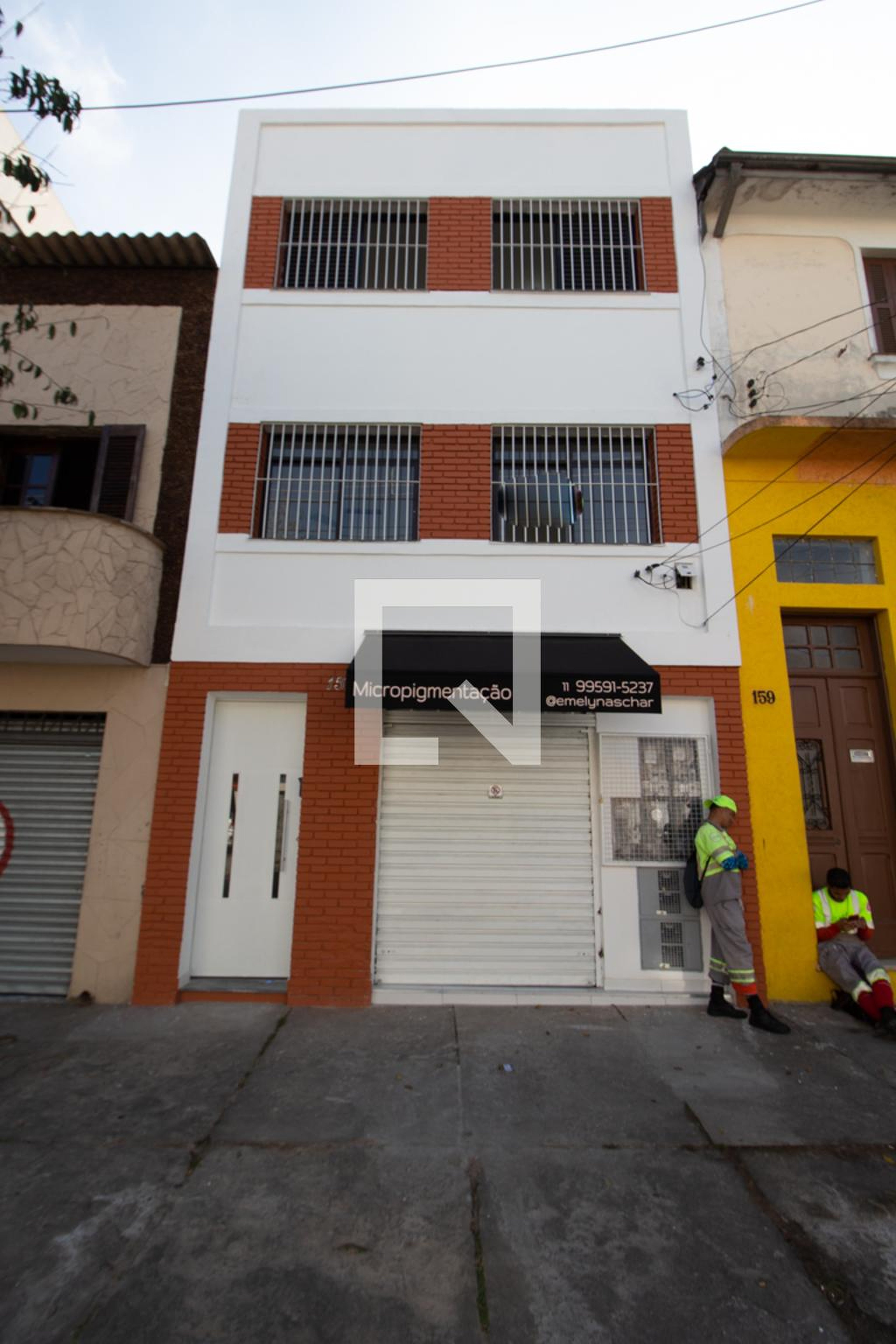 Fachada Condomínio em Rua Celso de Azevedo Marques, 155