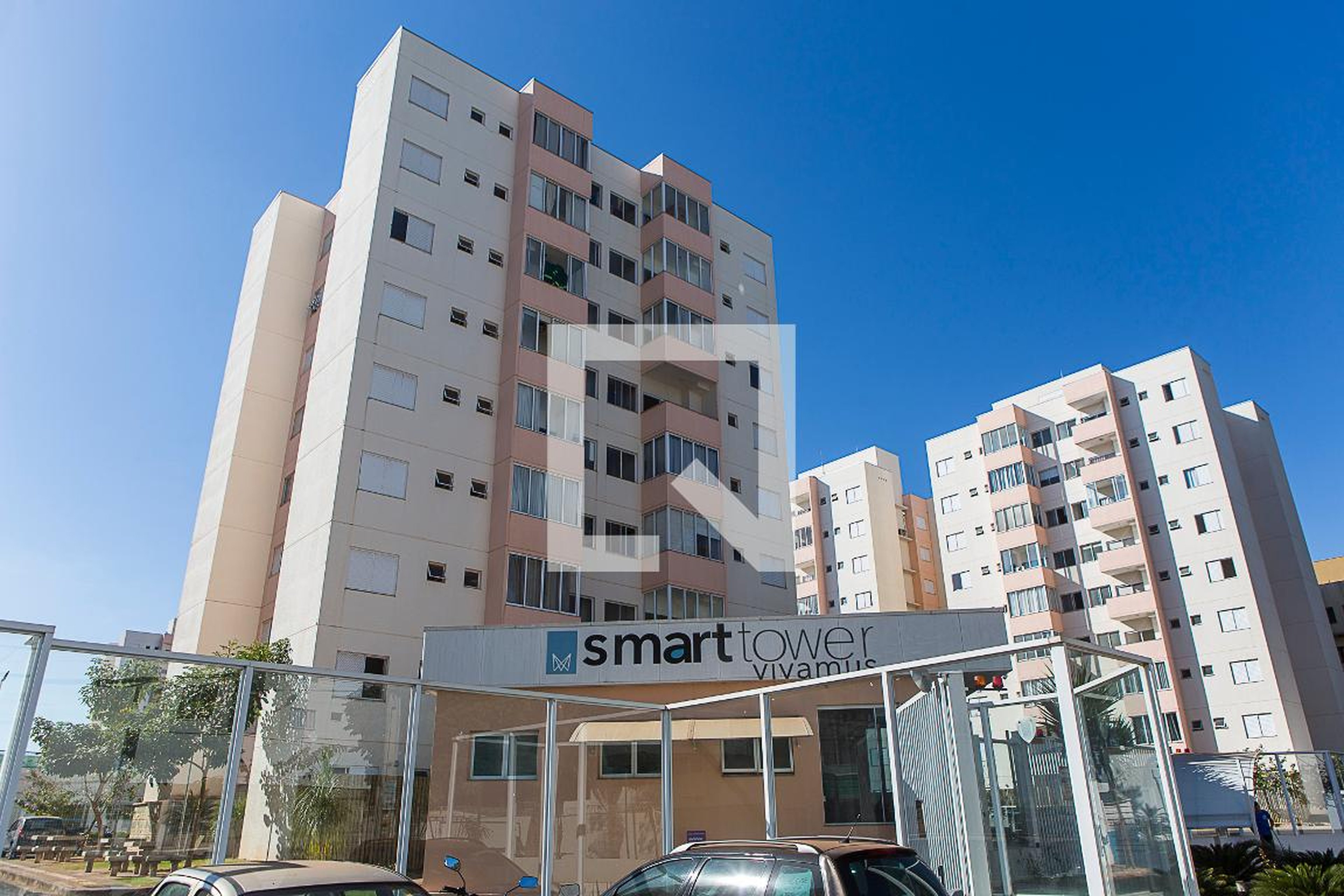 Fachada do Condomínio Condomínio Smart Tower Vivamus