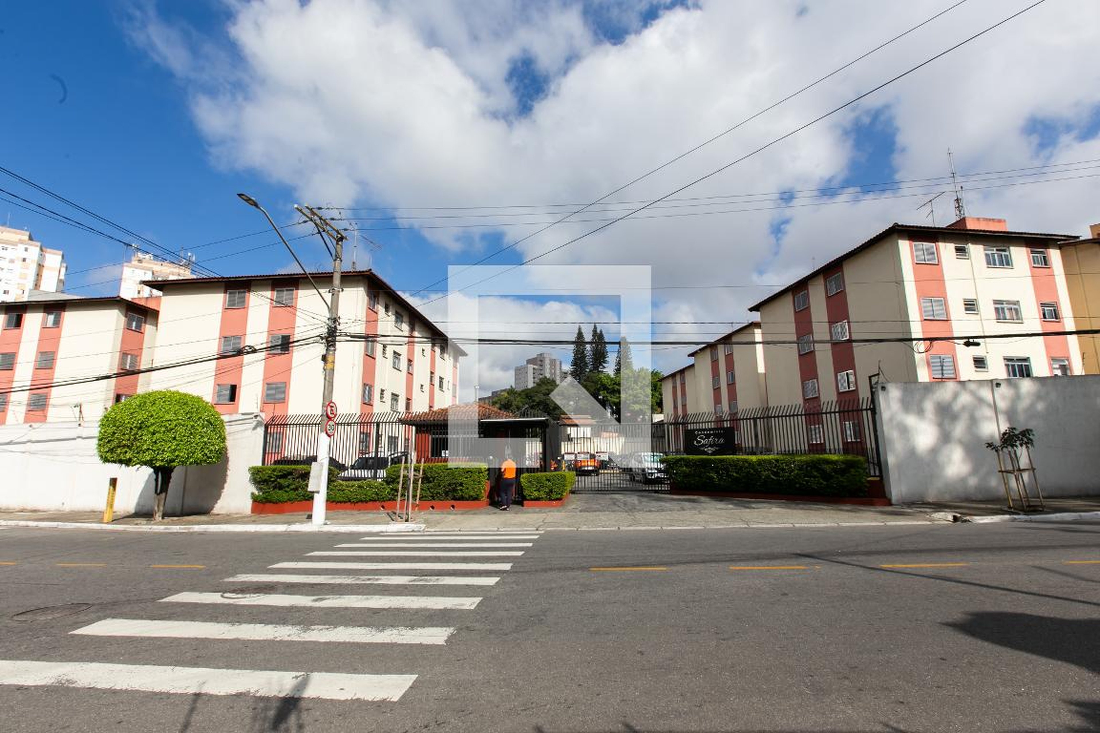 Fachada do Condomínio Residencial Safira