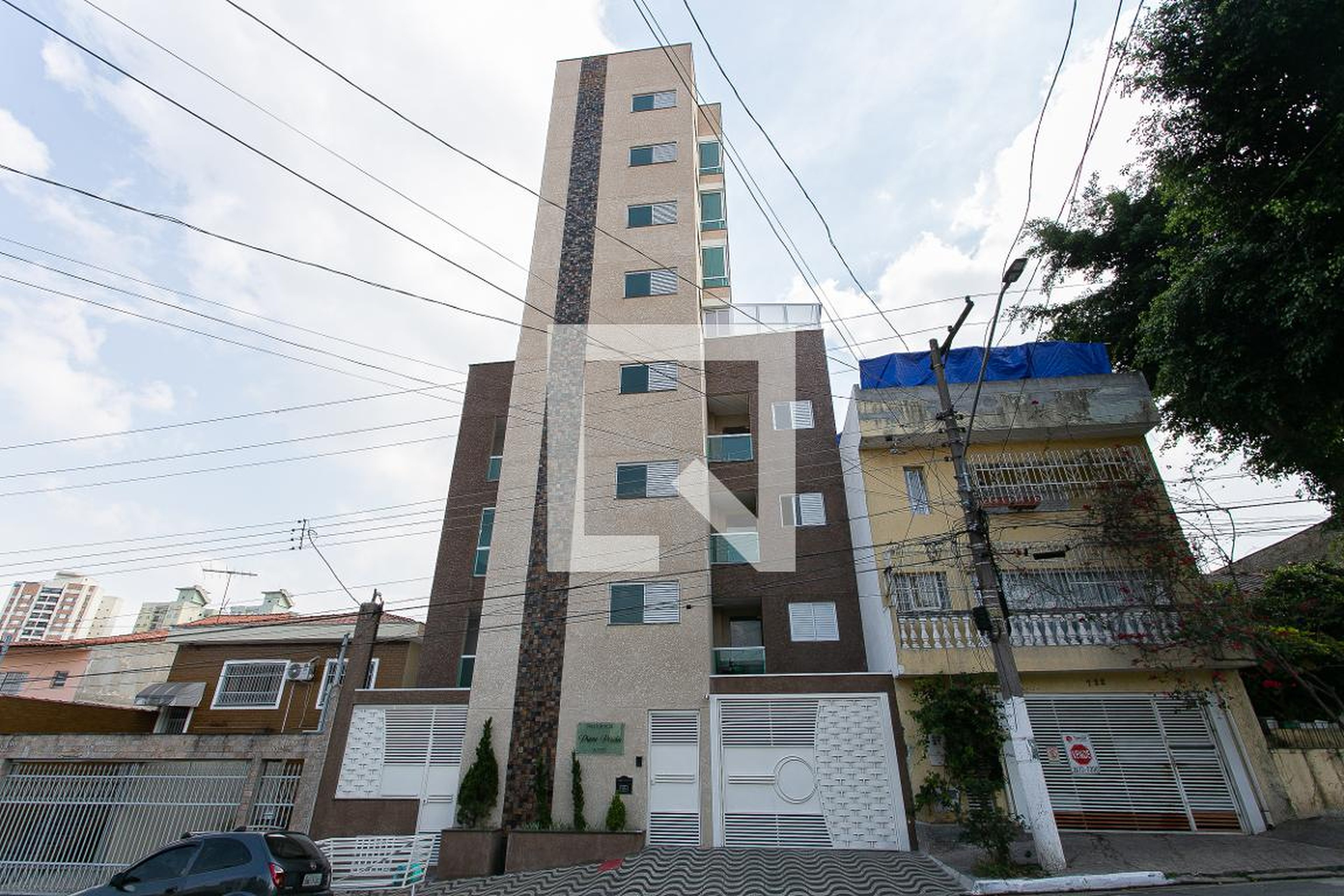 Fachada do Condomínio Residencial Perola