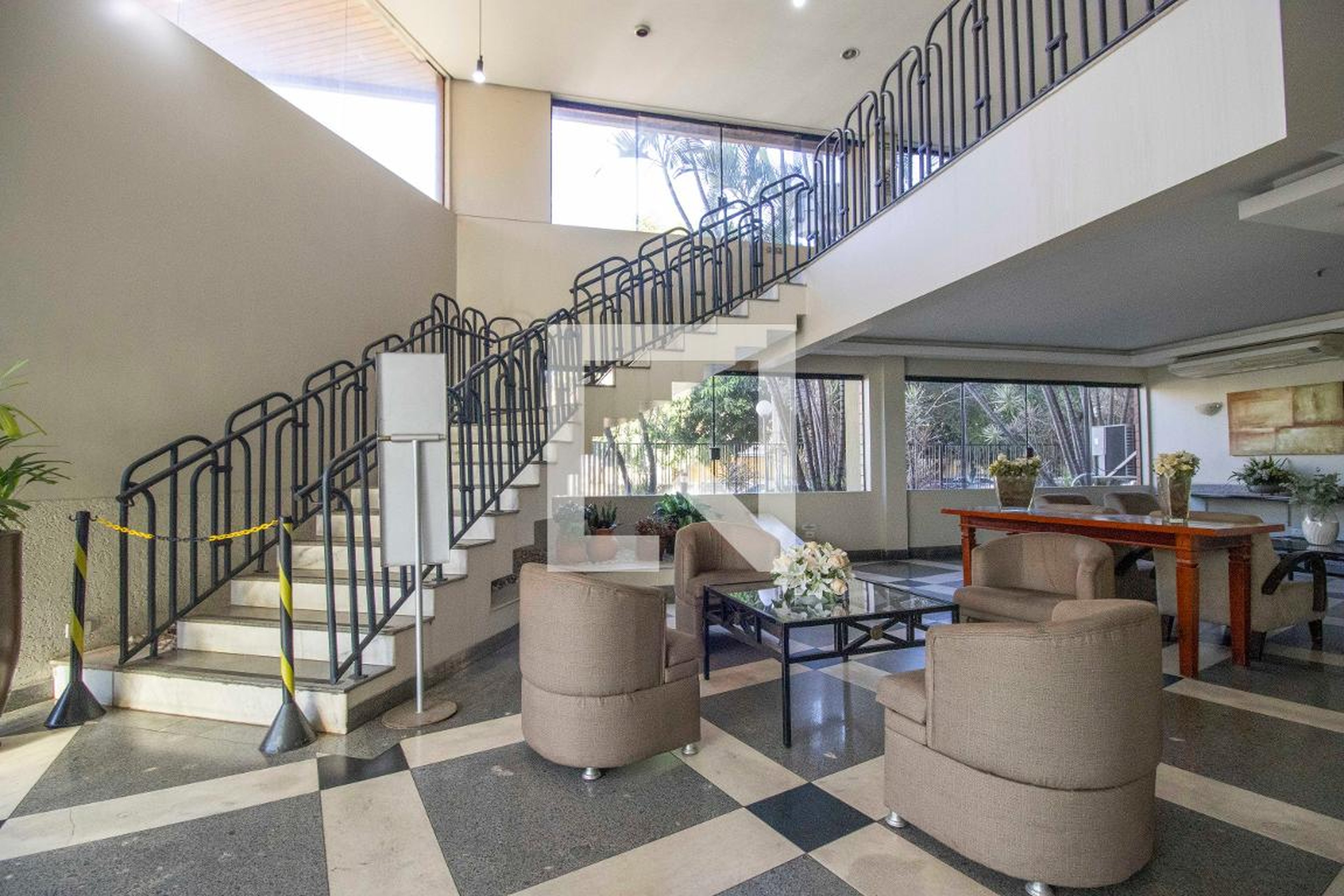 Hall de entrada - Residencial Paineiras