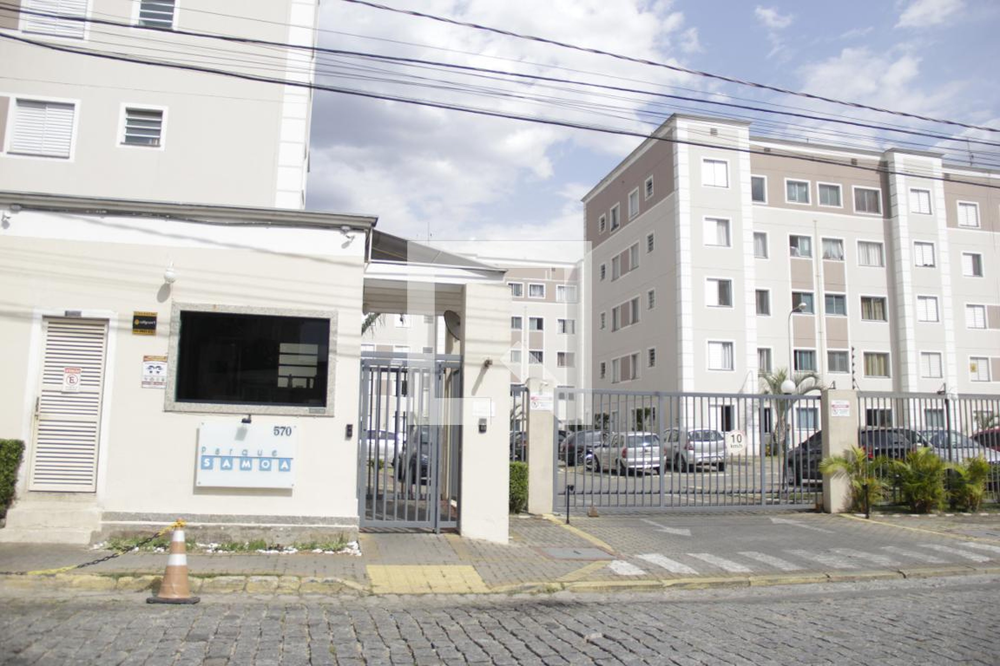 Fachada do Condomínio Condomínio Parque Samoa