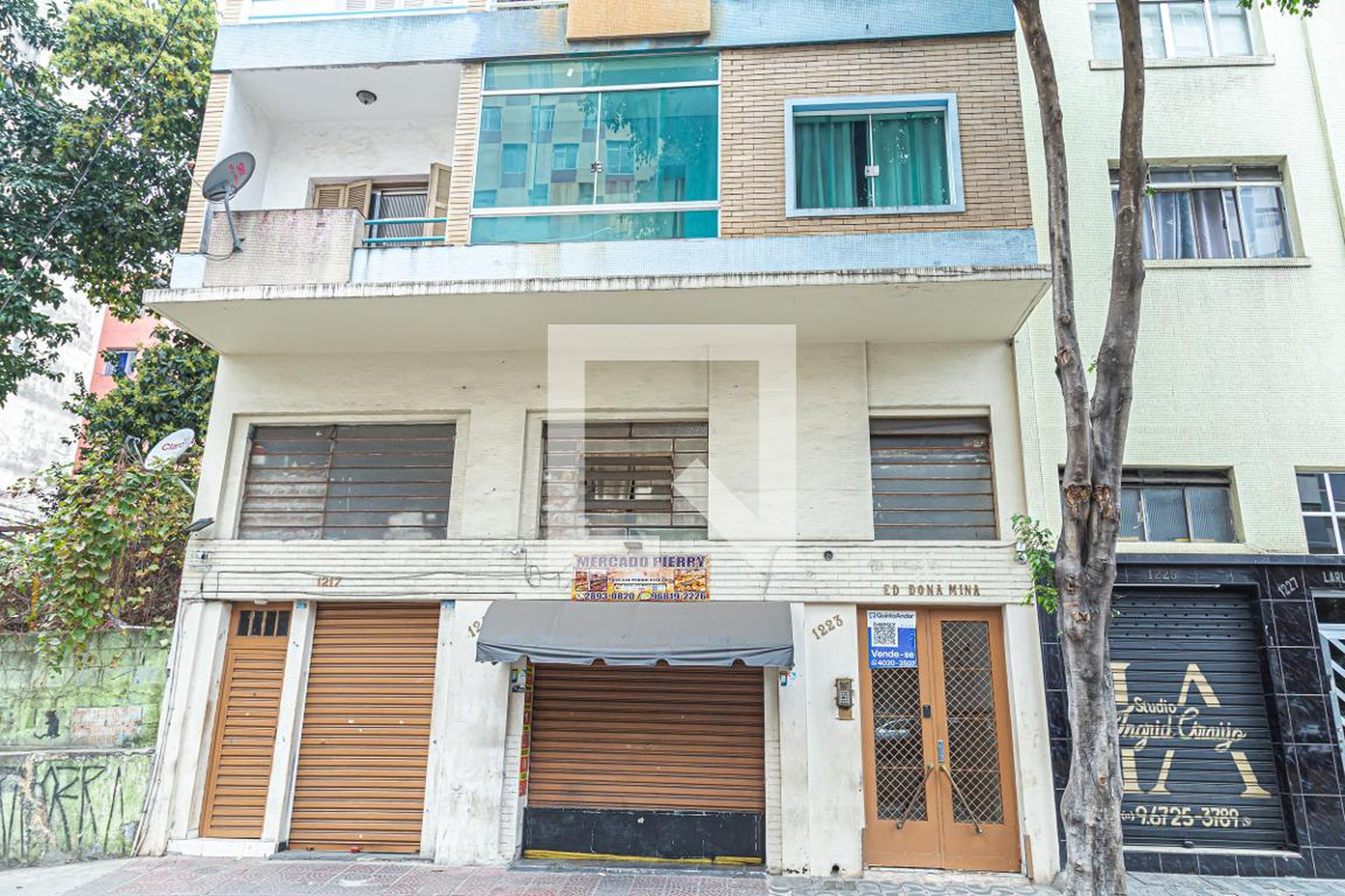 Fachada do Prédio Edifício Mina