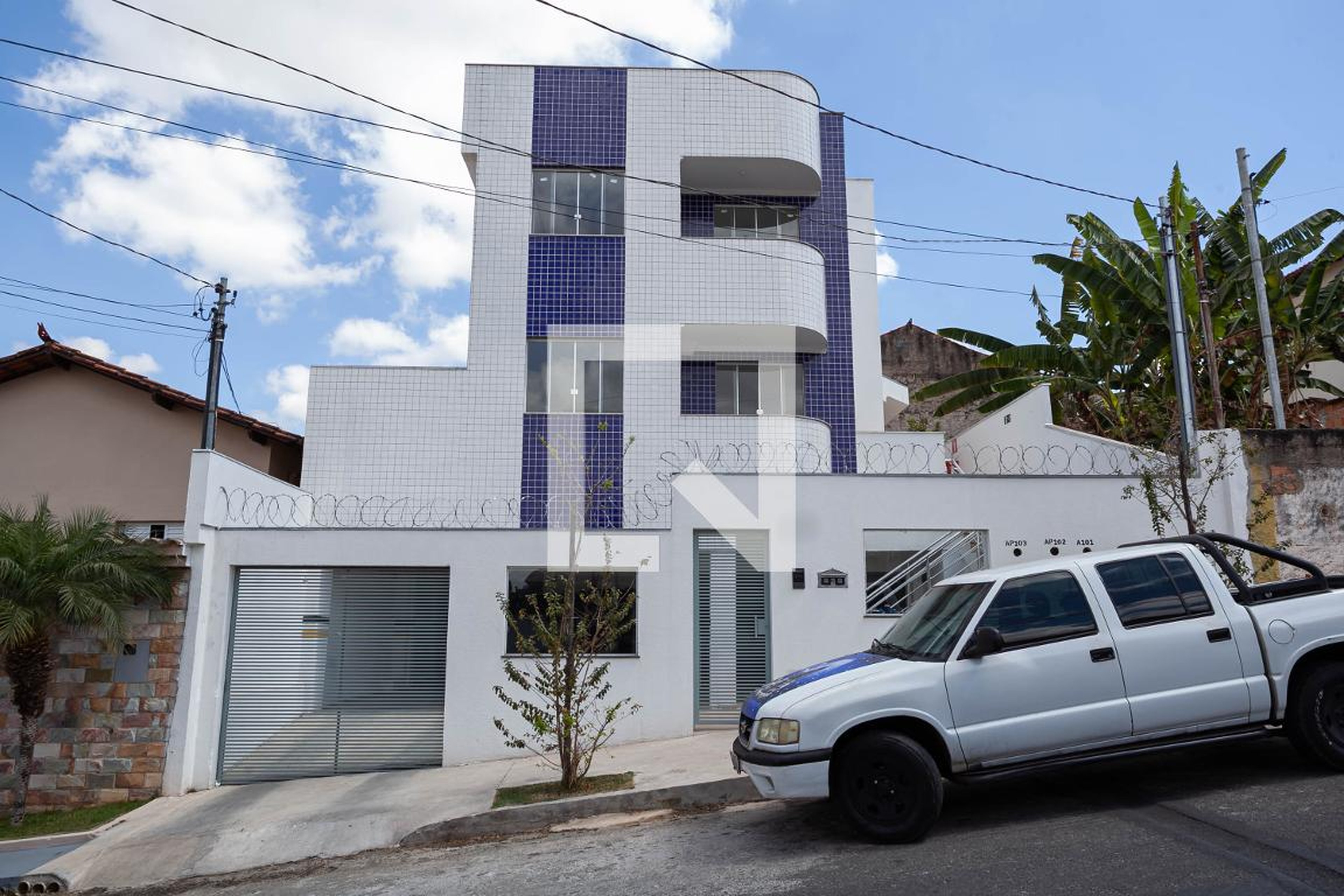 Fachada do prédio Residencial Ouro Verde