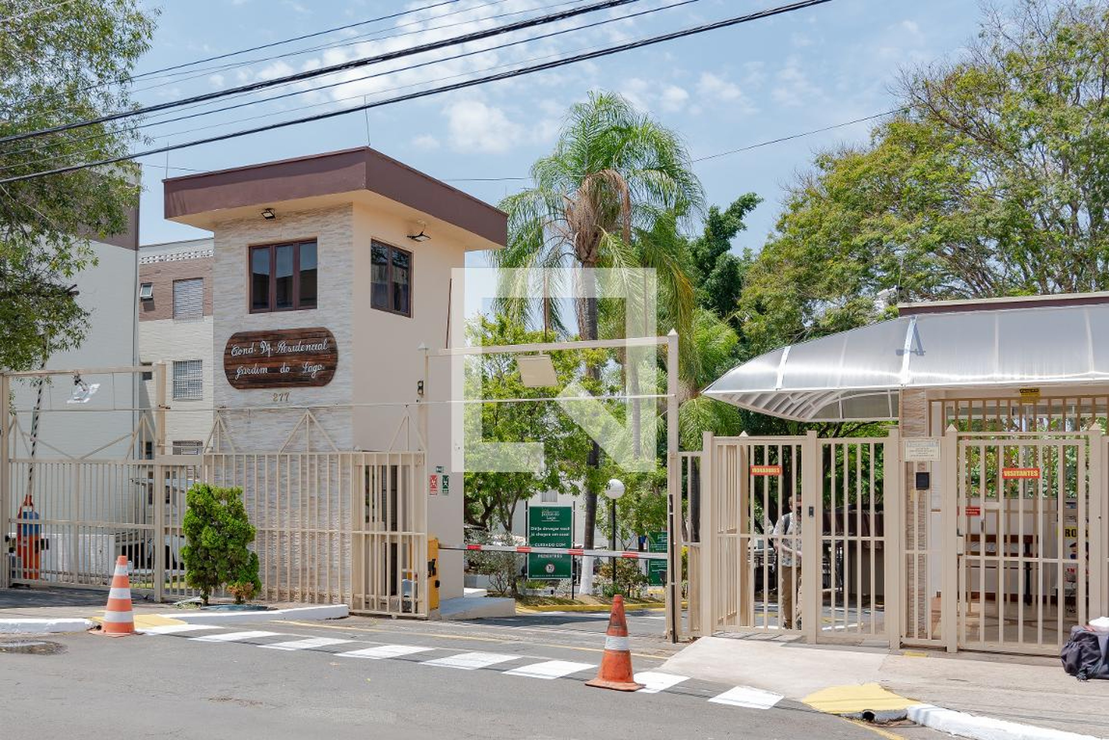 Fachada do Condomínio Residencial Parque Jardim do Lago