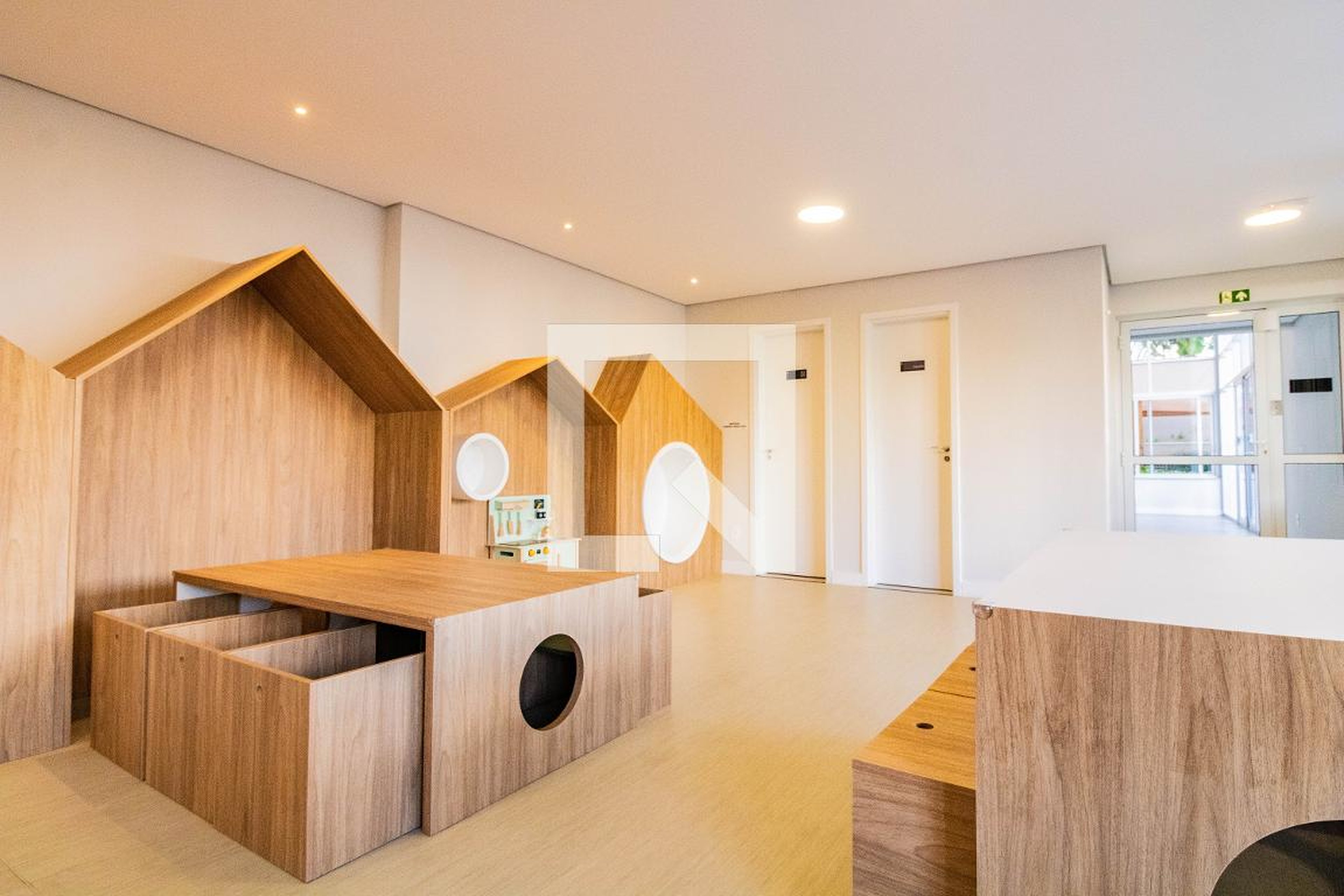 Brinquedoteca - Edifício Contemporâneo Saúde