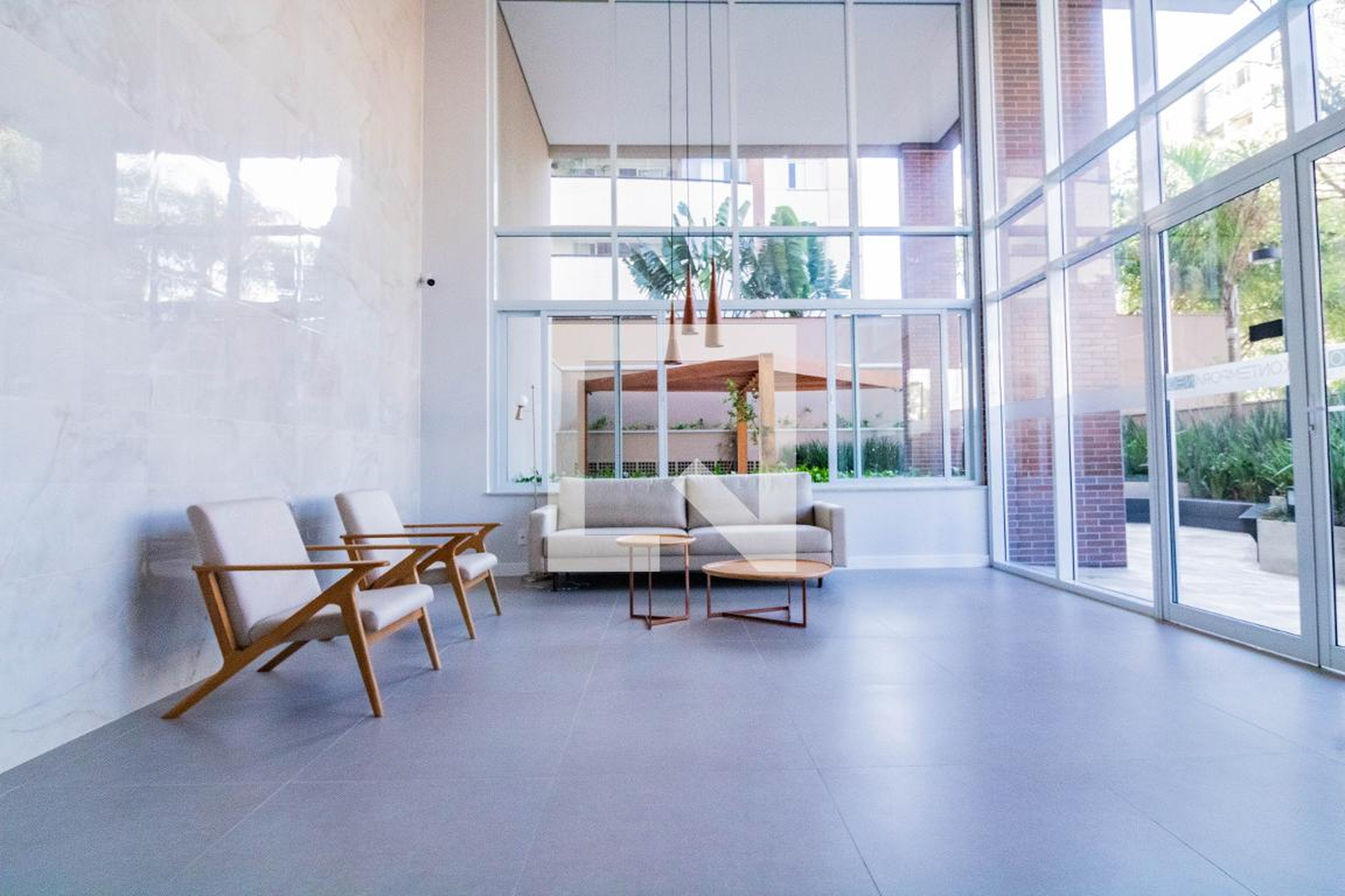 Hall de Entrada - Edifício Contemporâneo Saúde