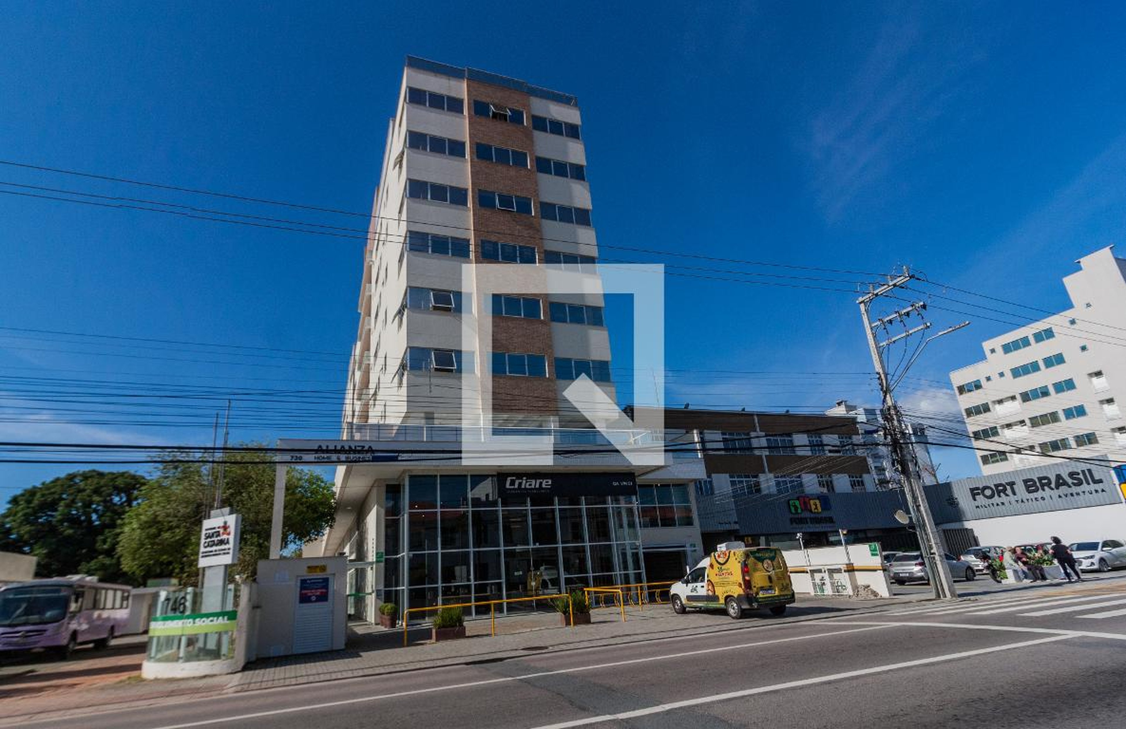 Fachada Condomínio em Rua General Eurico Gaspar Dutra, 746