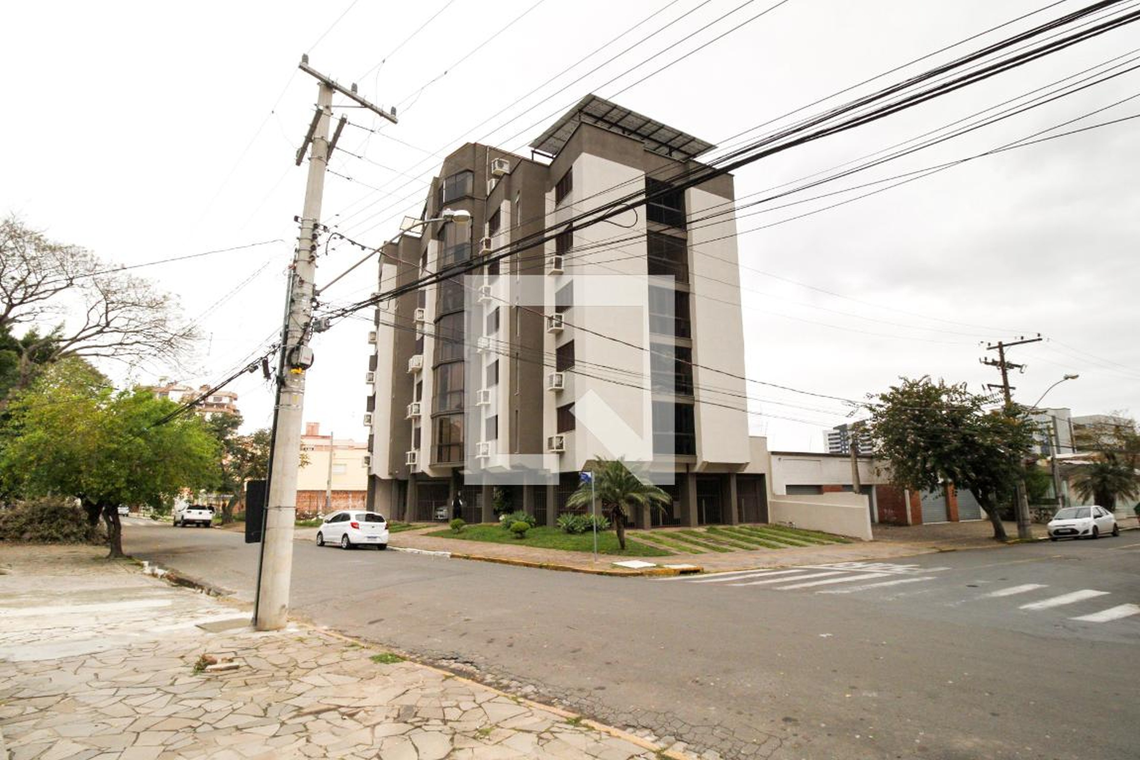 Fachada do Condomínio Edifício Gallina I