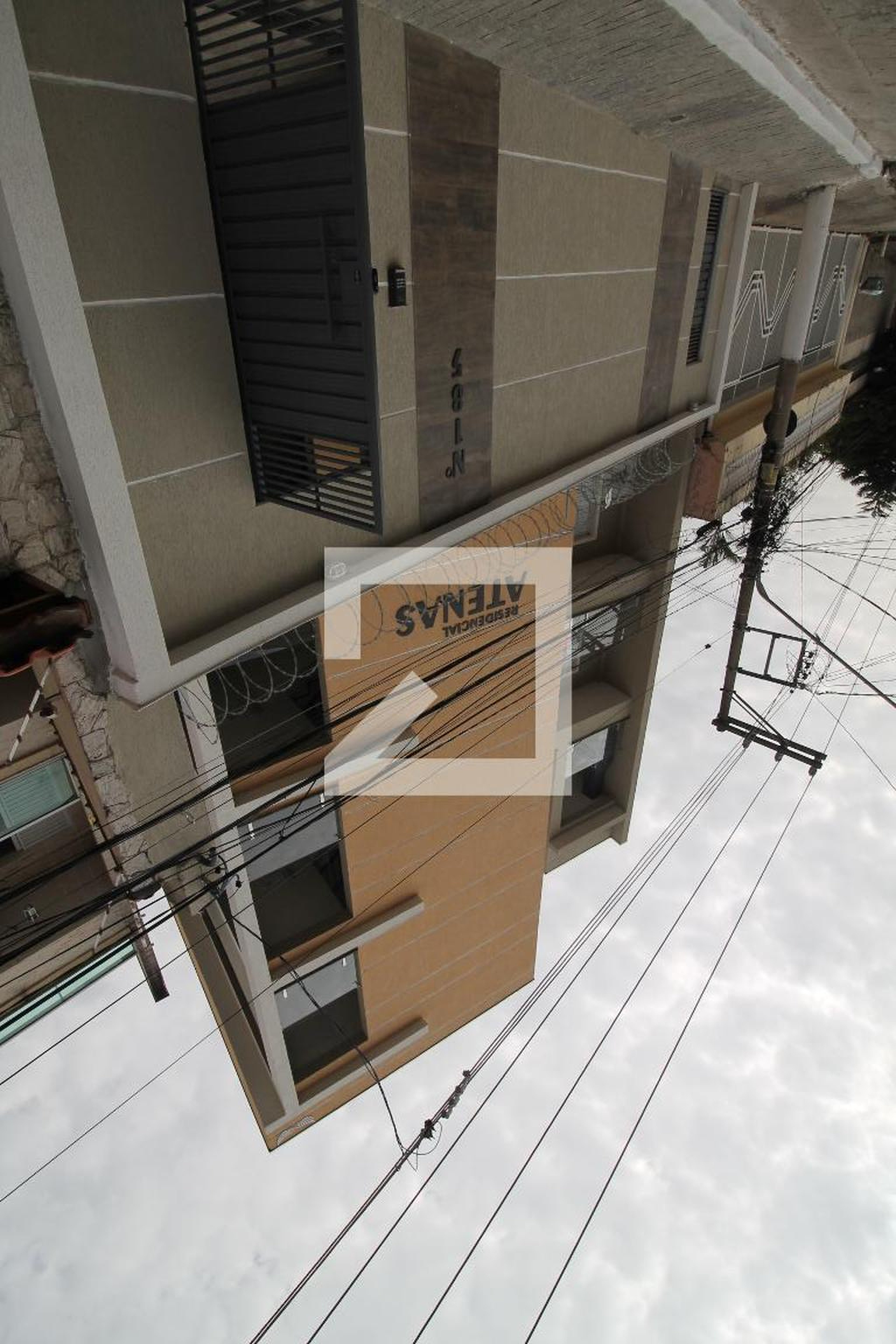 Fachada do Condomínio Residencial Atenas