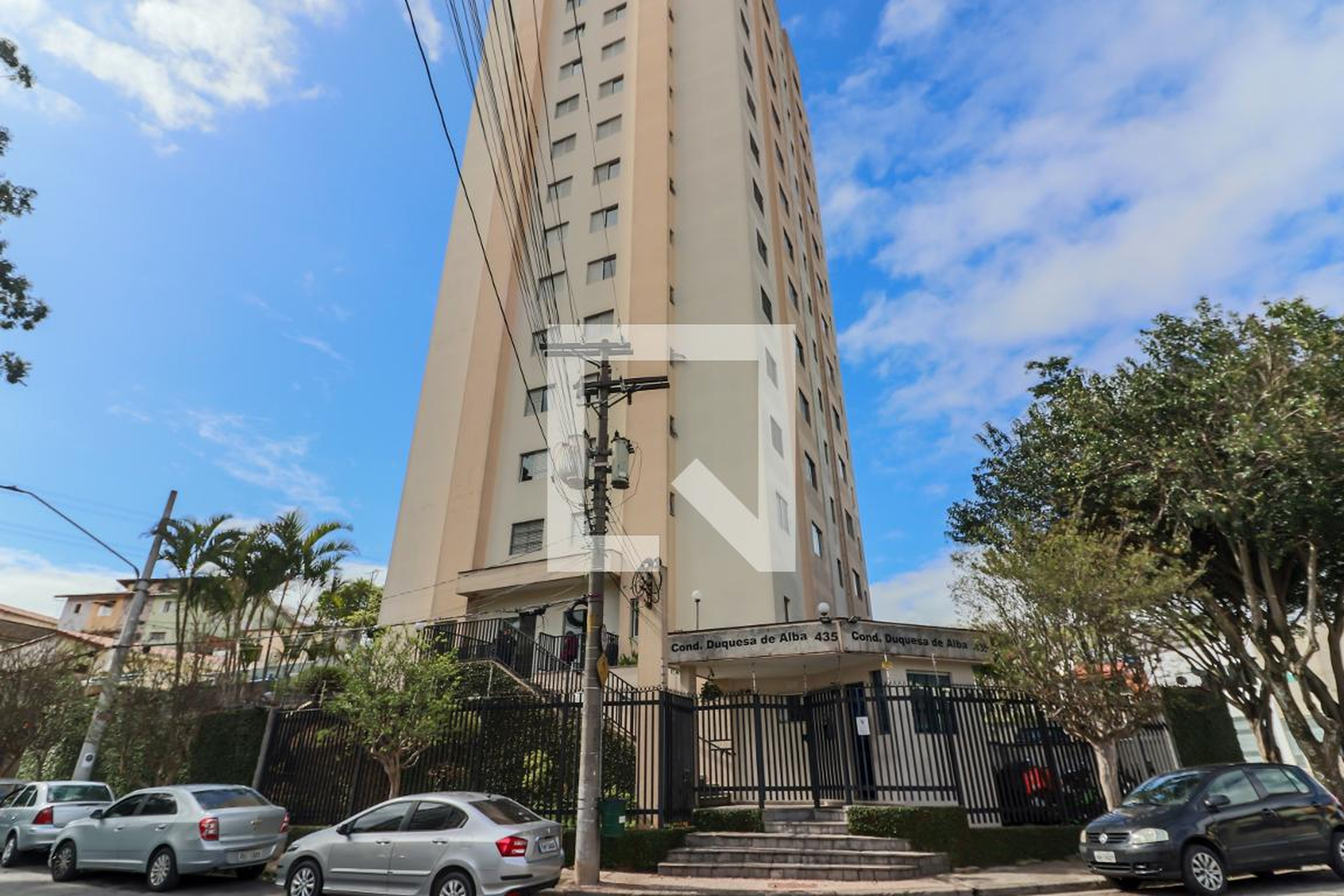 Fachada do Condomínio Residencial Duquesa de Alba